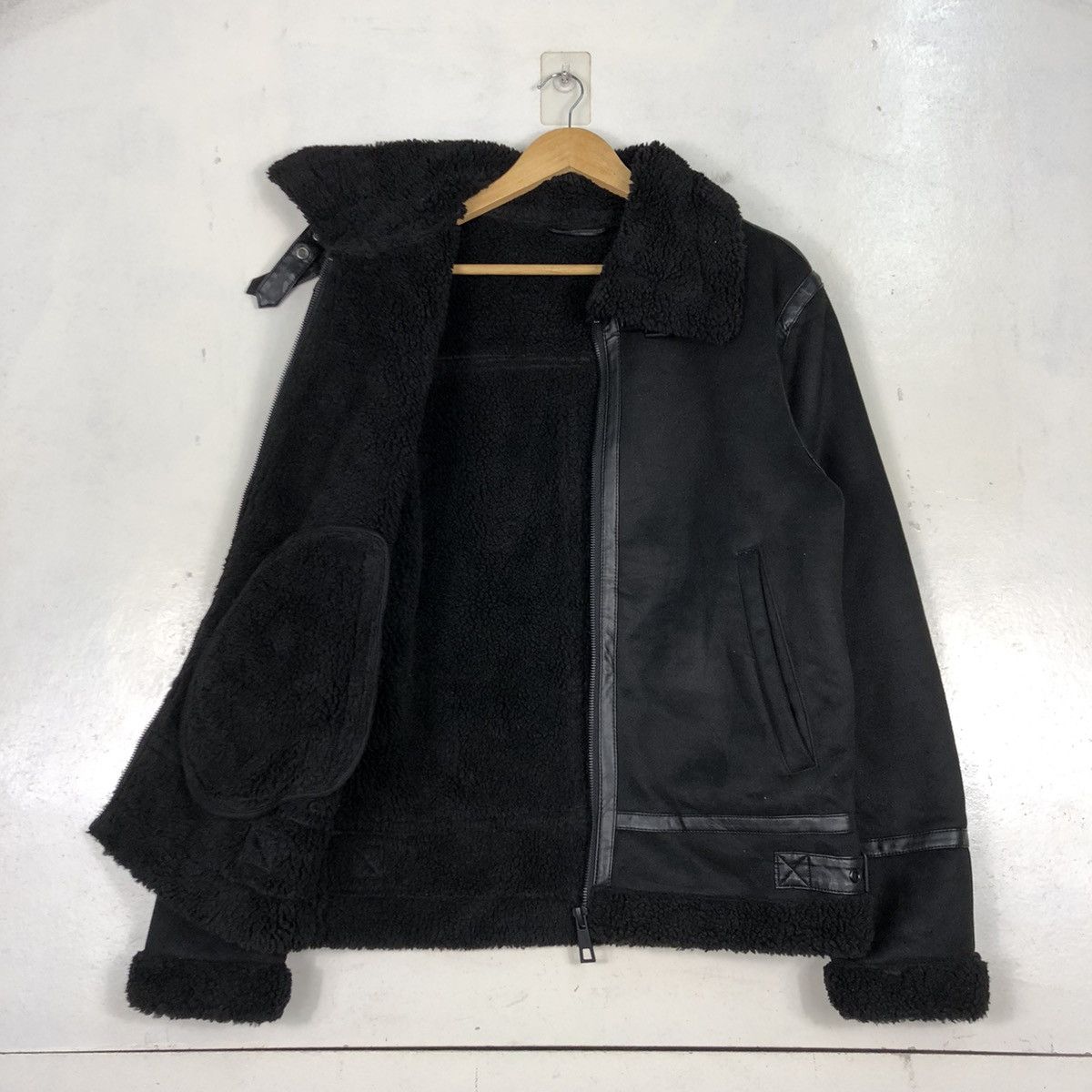Other × Zara Sherpa Sherling Sheepskin Style Jackets Size US S / EU 44-46 / 1 - 9 Thumbnail
