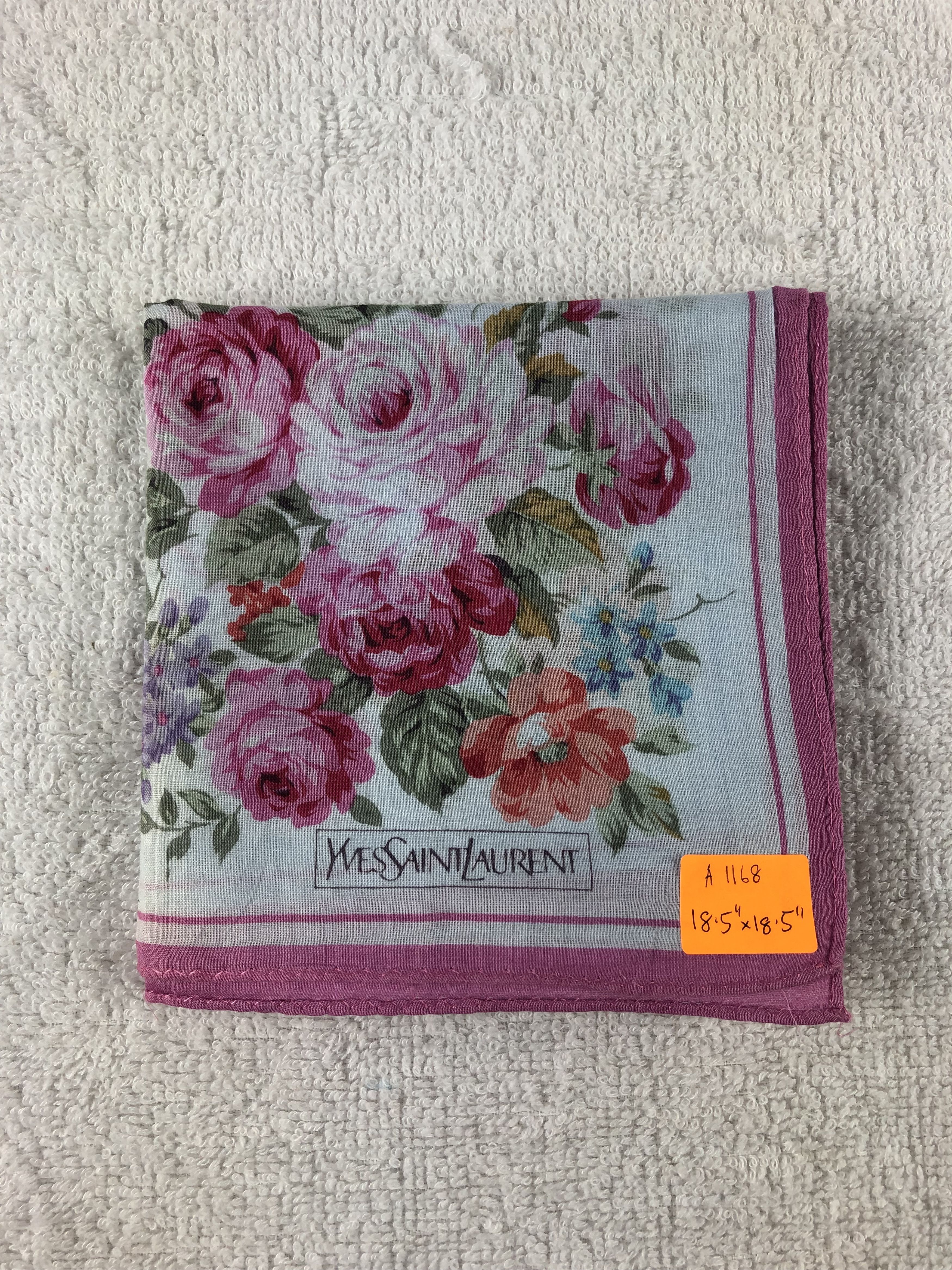 Yves Saint Laurent Yves Saint Laurent Handkerchief / Bandana / Neckerchief Size ONE SIZE - 6 Thumbnail