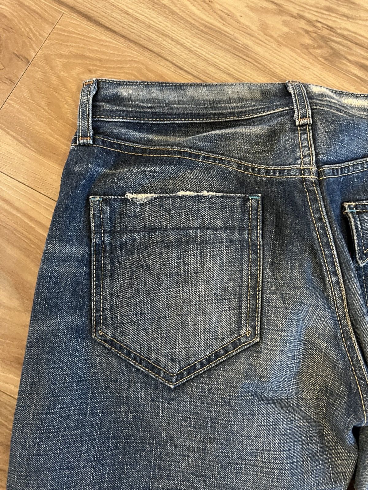 Levi's Vintage Levi Sky Blue Selvedge Denim 501XX Made in Japan Size US 30 / EU 46 - 8 Thumbnail