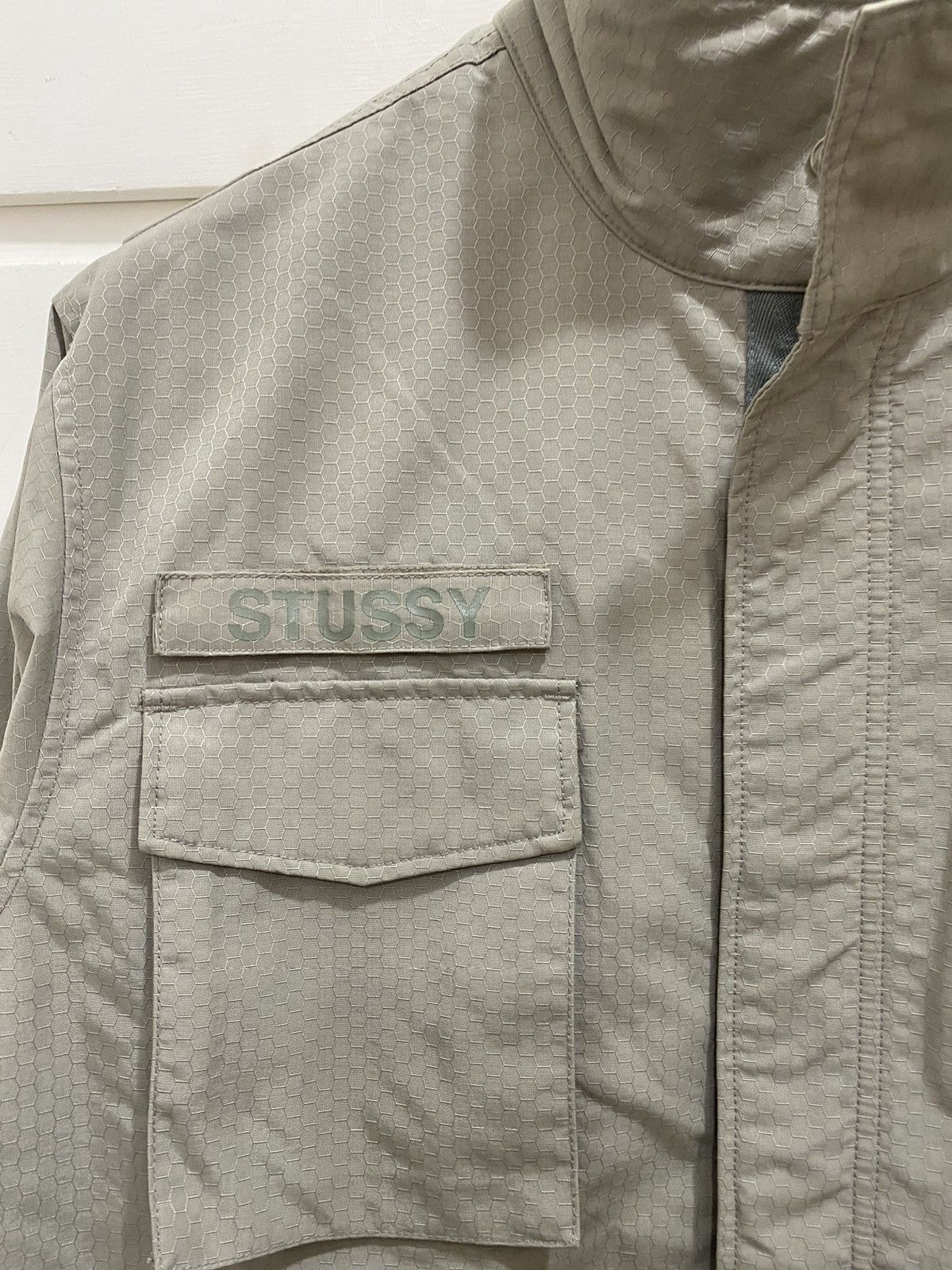 Stussy Stüssy M-65 Military Jamaica Jacket, size L, dark green used Size US L / EU 52-54 / 3 - 4 Thumbnail