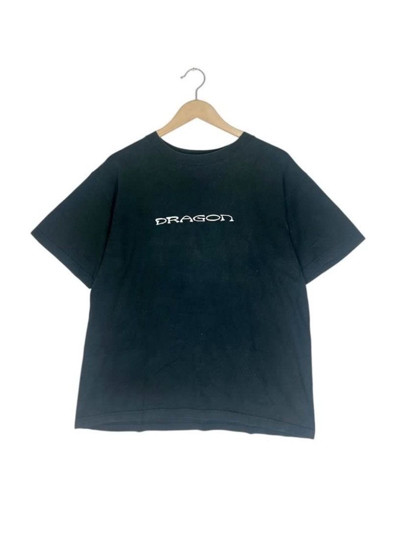 Vintage Vintage 90s Dragon Skate Tee- Big Print Dragon on Back Size US L / EU 52-54 / 3 - 2 Thumbnail