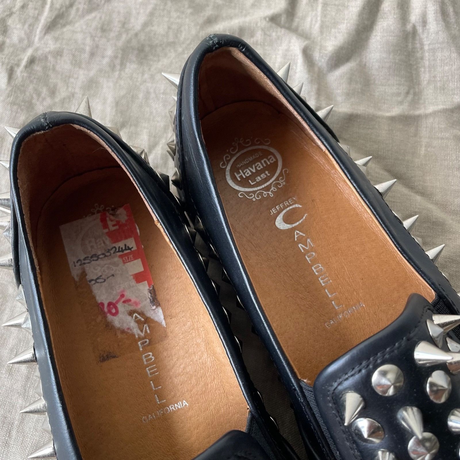 Jeffrey Campbell Jeffrey Campbell Studded Spike Loafers Punk 9422AC Size US 5.5 / IT 35.5 - 5 Thumbnail