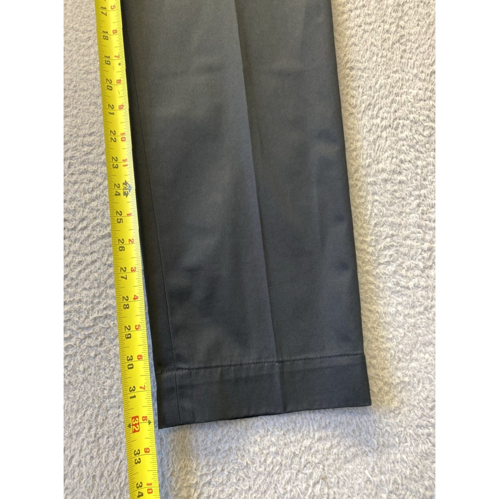 Brooks Brothers Brooks Brothers Mens Clark Fit Cotton Stretch Chino Pants 35W x 32L Black 150-29 Mens Size US 35 - 6 Thumbnail
