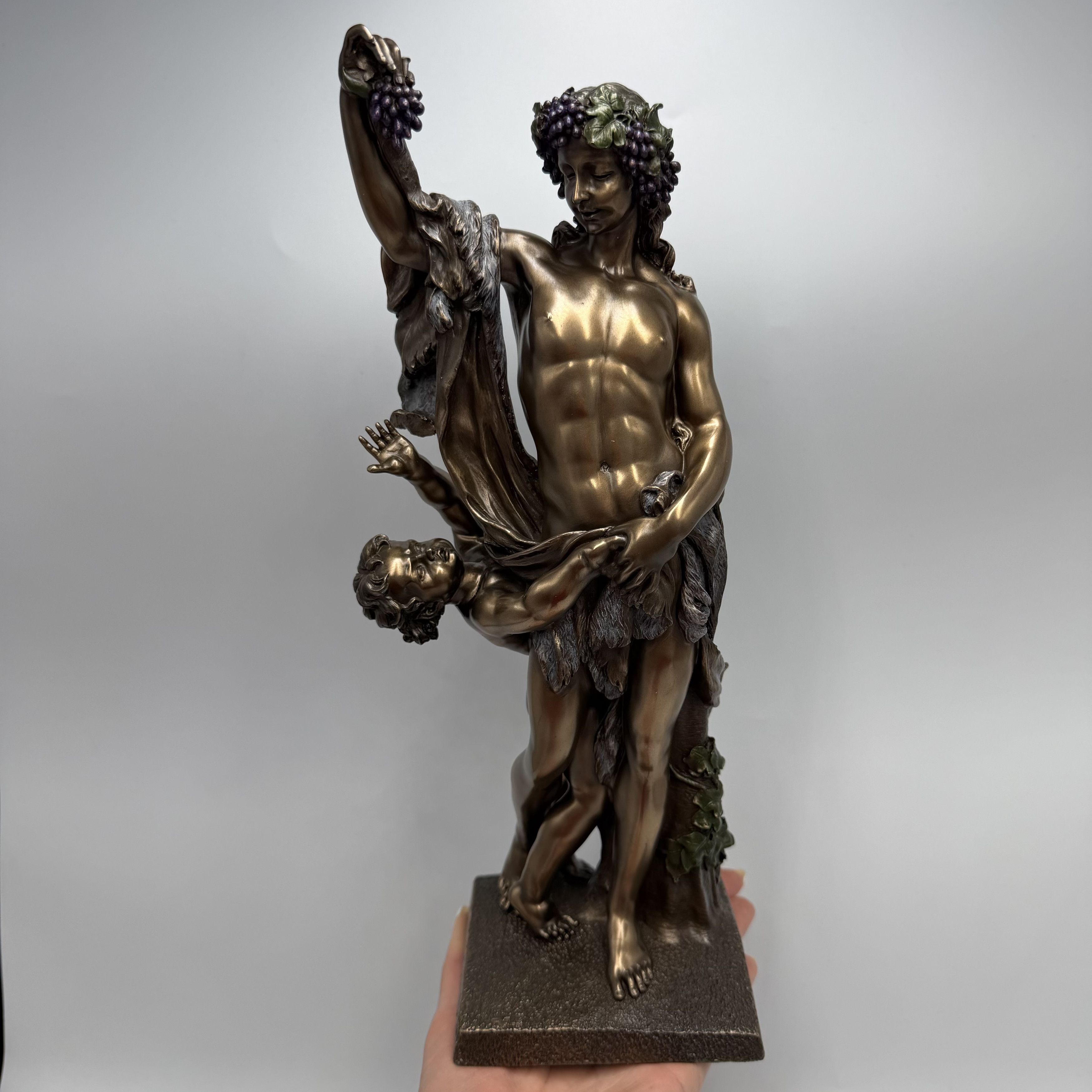 Other Bacchus Dionysus Statue Bronze Finish Greek God Figurine Size ONE SIZE - 6 Thumbnail