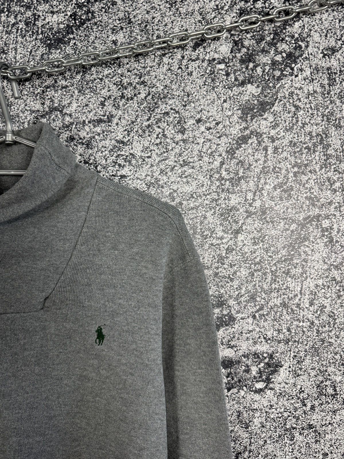 Polo Ralph Lauren Polo Ralph Lauren Shawl Collar Sweater Pullover Vintage Sz M Size US M / EU 48-50 / 2 - 2 Thumbnail