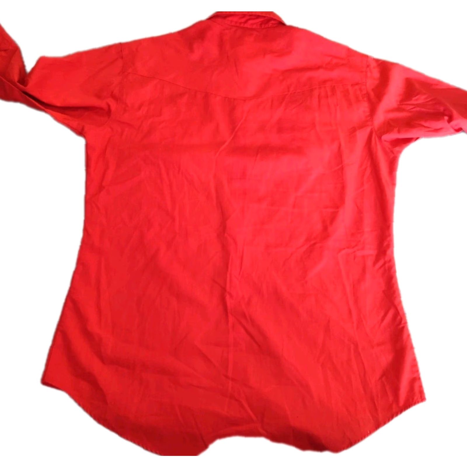 Vintage Vintage High Noon Mens Embroidered Horses Pearl Snap Western Cowboy Shirt M Red under 200 characters Size US L / EU 52-54 / 3 - 4 Thumbnail
