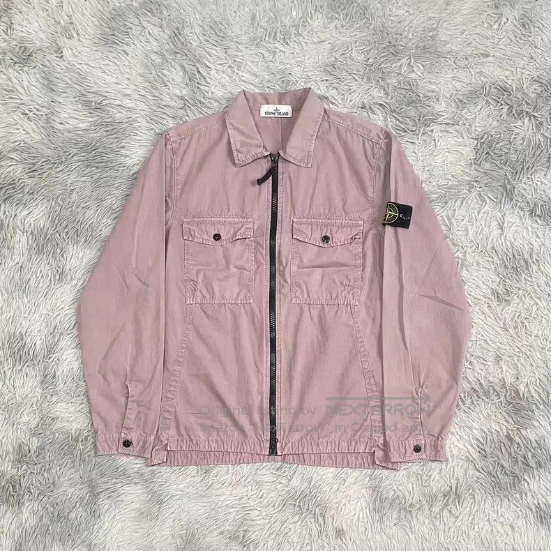 Stone Island Stone Island Double Pocket Washed Jacket Pink M Size US M / EU 48-50 / 2 - 1 Thumbnail
