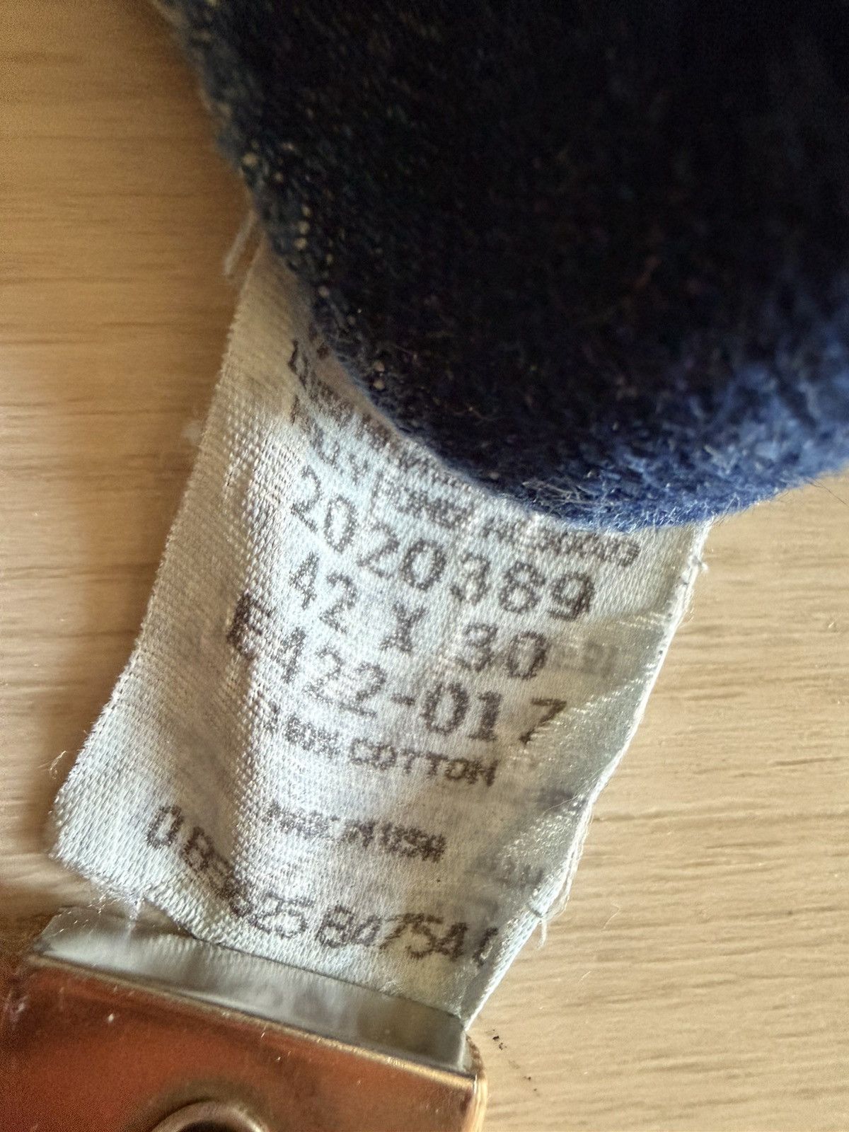 Lee Vintage 90s LEE Jeans Straight Leg USA Sz 42x30 *40x30 Size US 40 / EU 56 - 7 Thumbnail