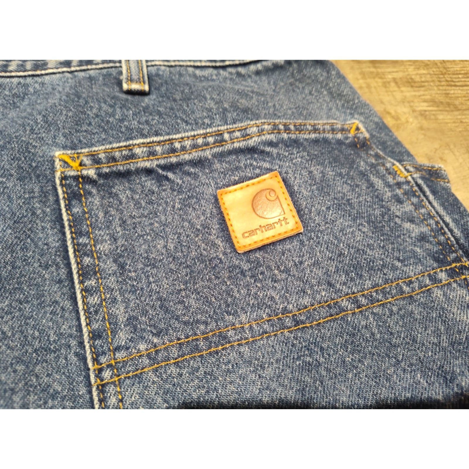 Carhartt VINTAGE Carhartt Workwear Lined Jeans Relaxed Fit Straight Size US 40 / EU 56 - 5 Thumbnail