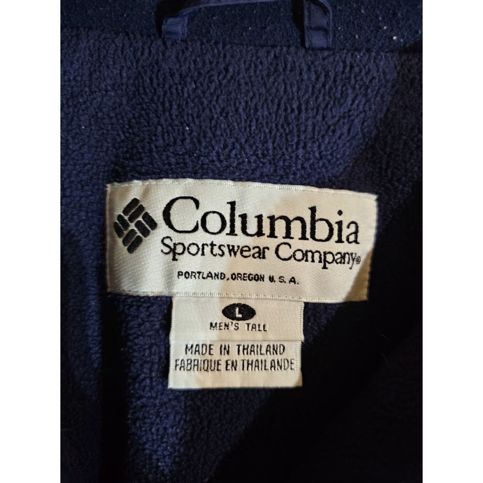 Vintage VINTAGE Columbia Hooded Jacket Fleece Lined Winter Ski Parka Blue 90s Mens Large - Columbia Omni-Tech Parka Mens Large Blue 90s Vintage Hoodie Jacket Size US L / EU 52-54 / 3 - 4 Thumbnail