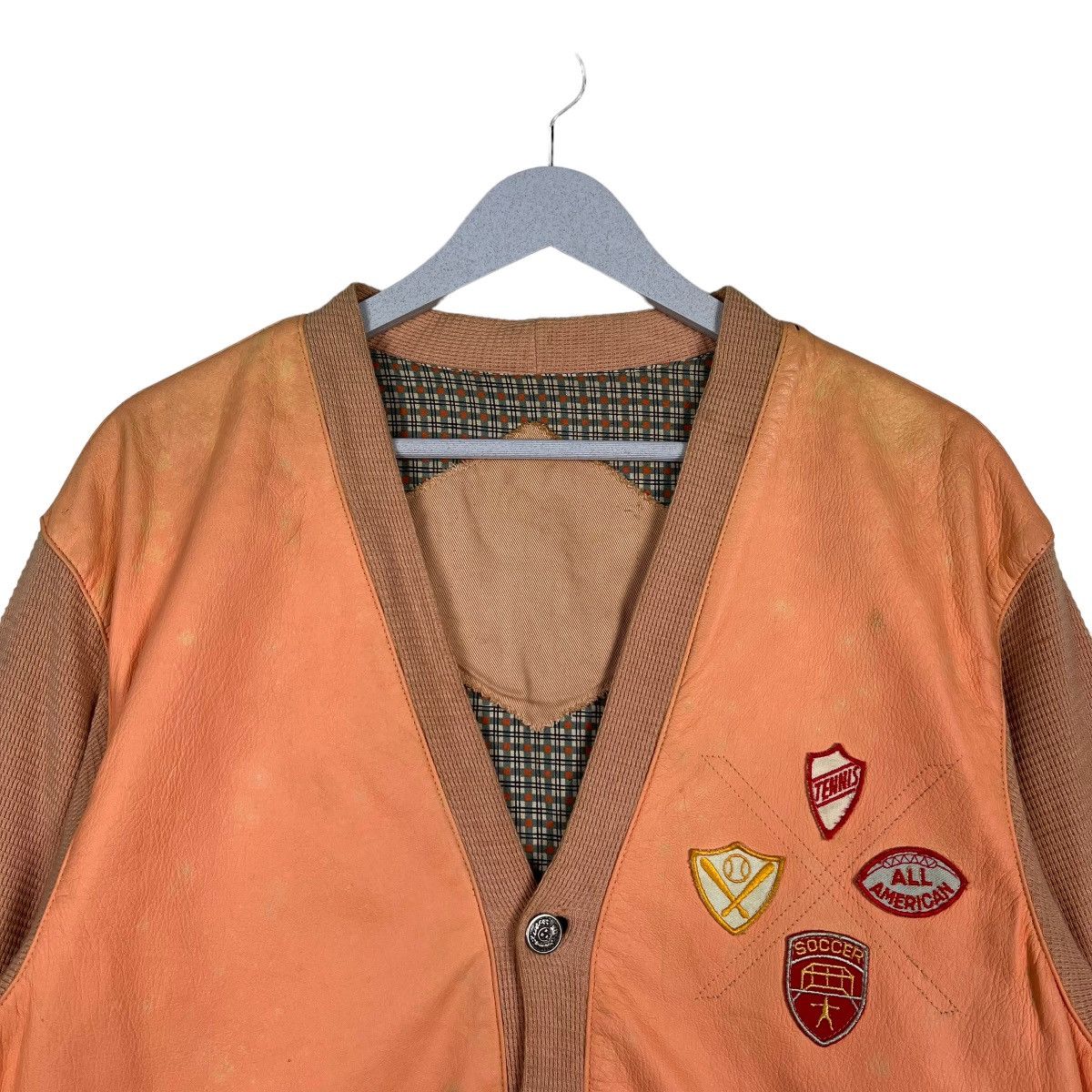 Other 🔥 80s VINTAGE HYBRID CARDIGAN JACKET MADE IN FRANCE Size US M / EU 48-50 / 2 - 3 Thumbnail