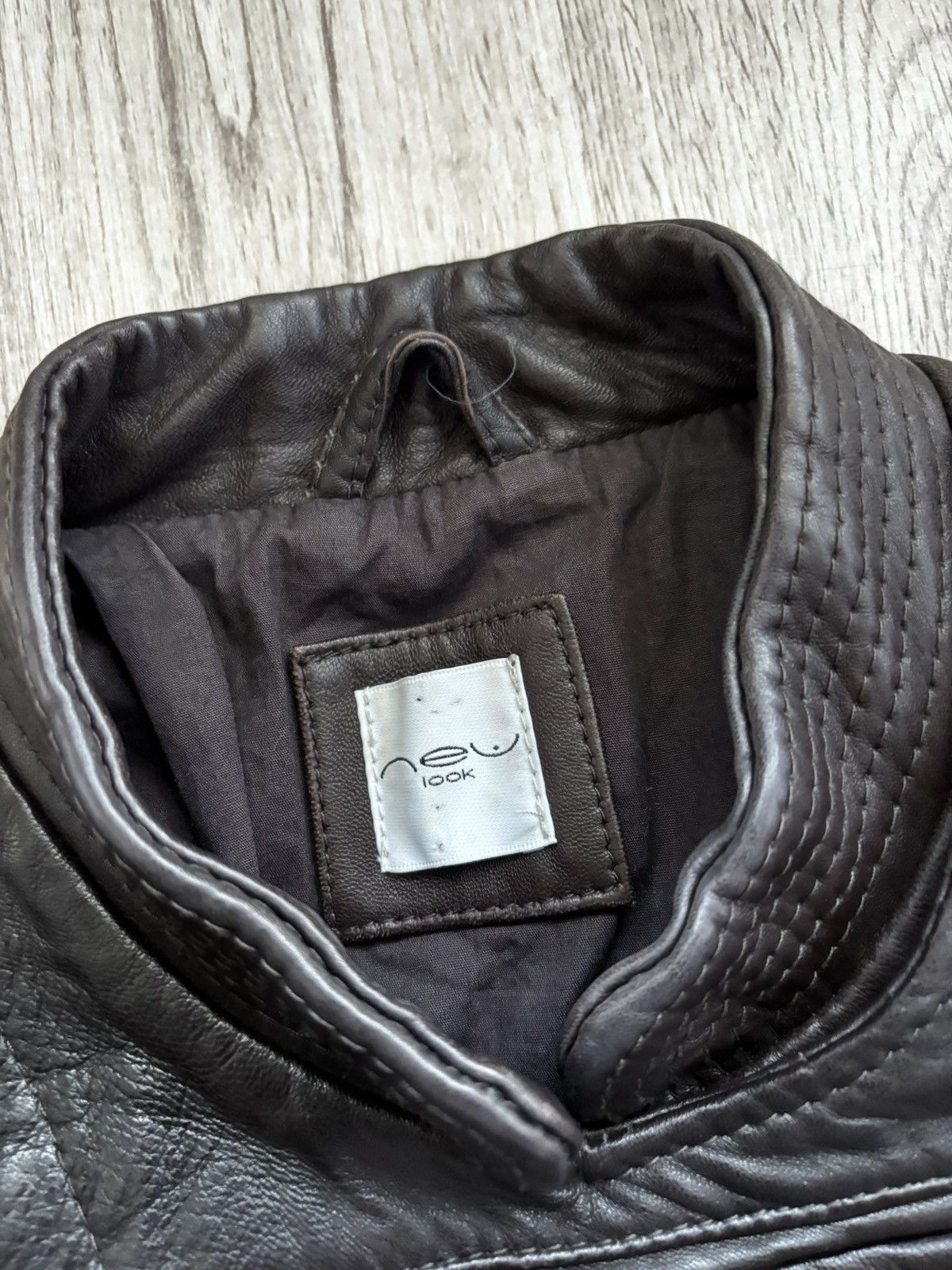 New Look Vintage Y2k old label new look brown leather jacket Size M / US 6-8 / IT 42-44 - 5 Thumbnail