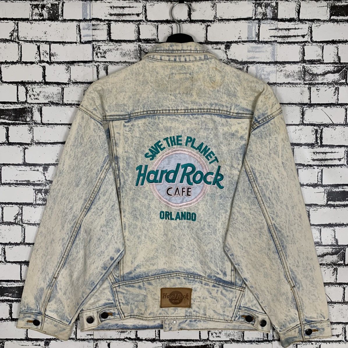 Hard Rock Cafe × Vintage Vintage Hard Rock Cafe Orlando Denim Jacket Small Size Size US S / EU 44-46 / 1 - 8 Thumbnail