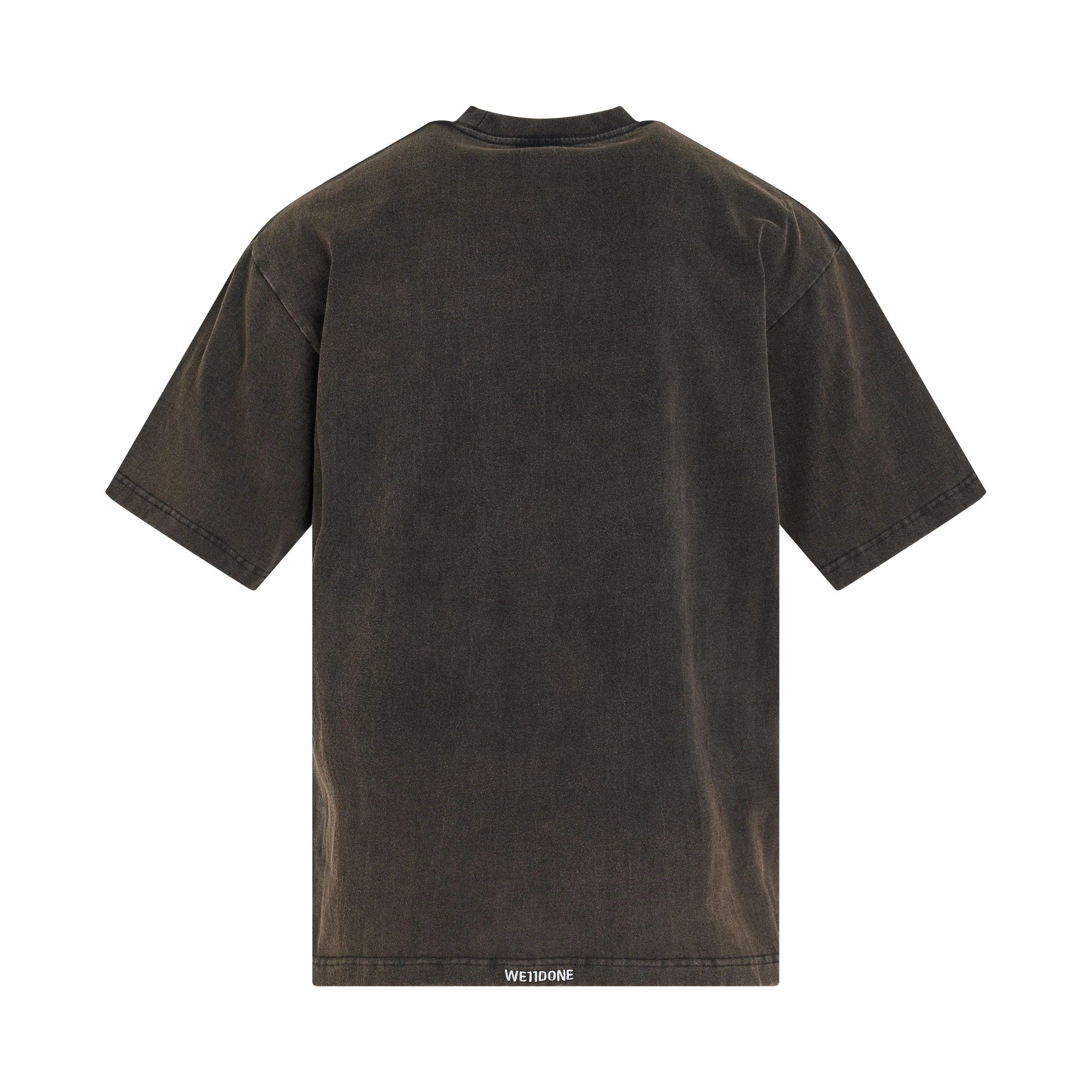 o1mris0824 Collar Logo T-Shirt in Black