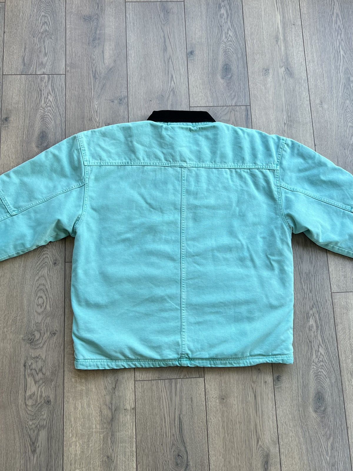 Stussy Stussy Washed Canvas Work Jacket Light Blue XL Size US XL / EU 56 / 4 - 5 Thumbnail
