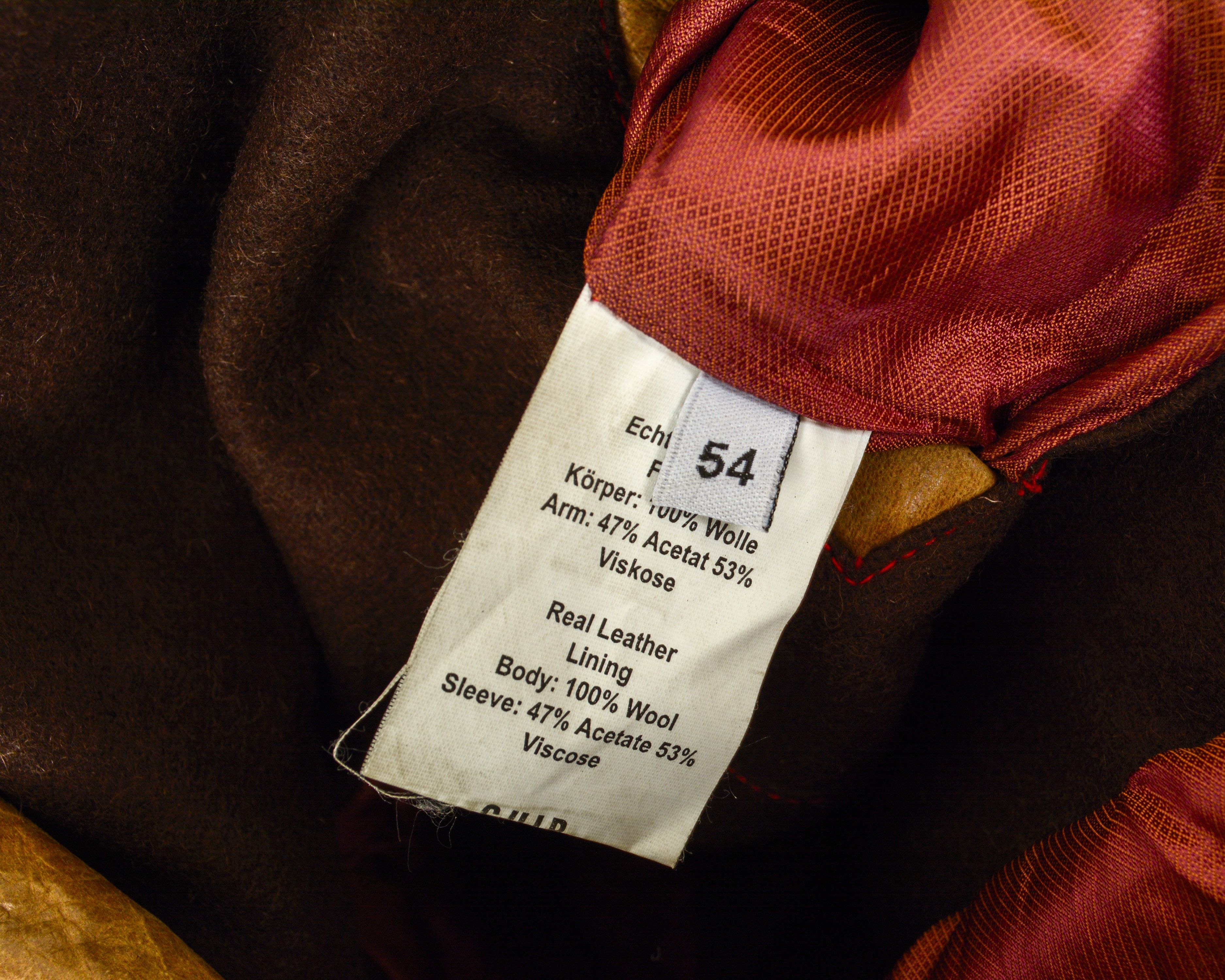Strellson UK 44 US Wool liner Leather Jacket Trench Coat 54 EU Size US L / EU 52-54 / 3 - 4 Thumbnail