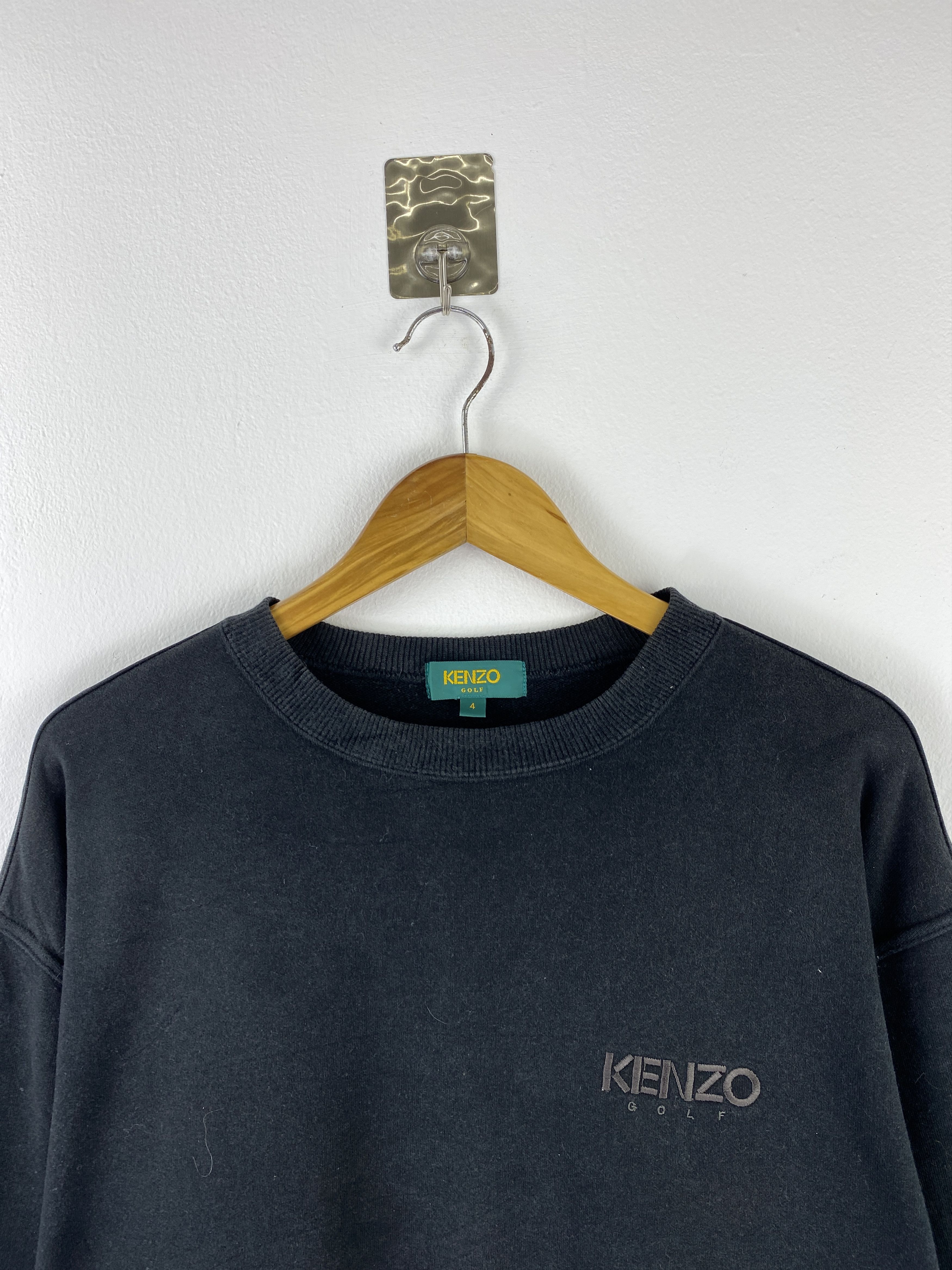 Kenzo Vintage Kenzo Golf Spell Out Pullover Sweatshirt SH0447 Size US XL / EU 56 / 4 - 4 Thumbnail