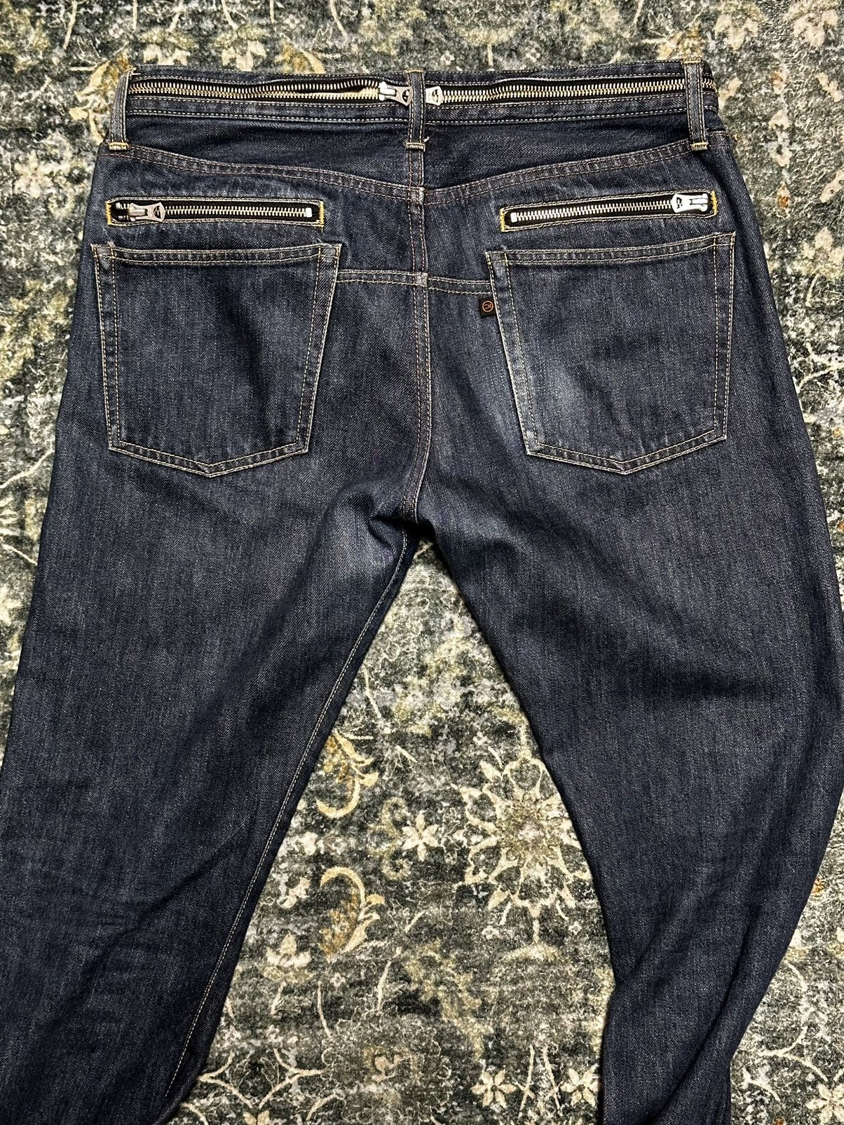 Undercover Undercover “Purple Chaos” Zipper Denim Jeans 07