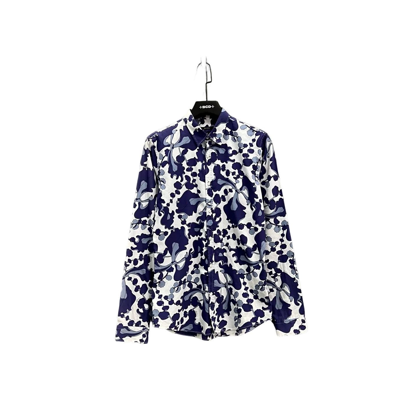 Gucci Gucci Floral Print Tie-Dye Shirt 40 Size US M / EU 48-50 / 2 - 1 Thumbnail