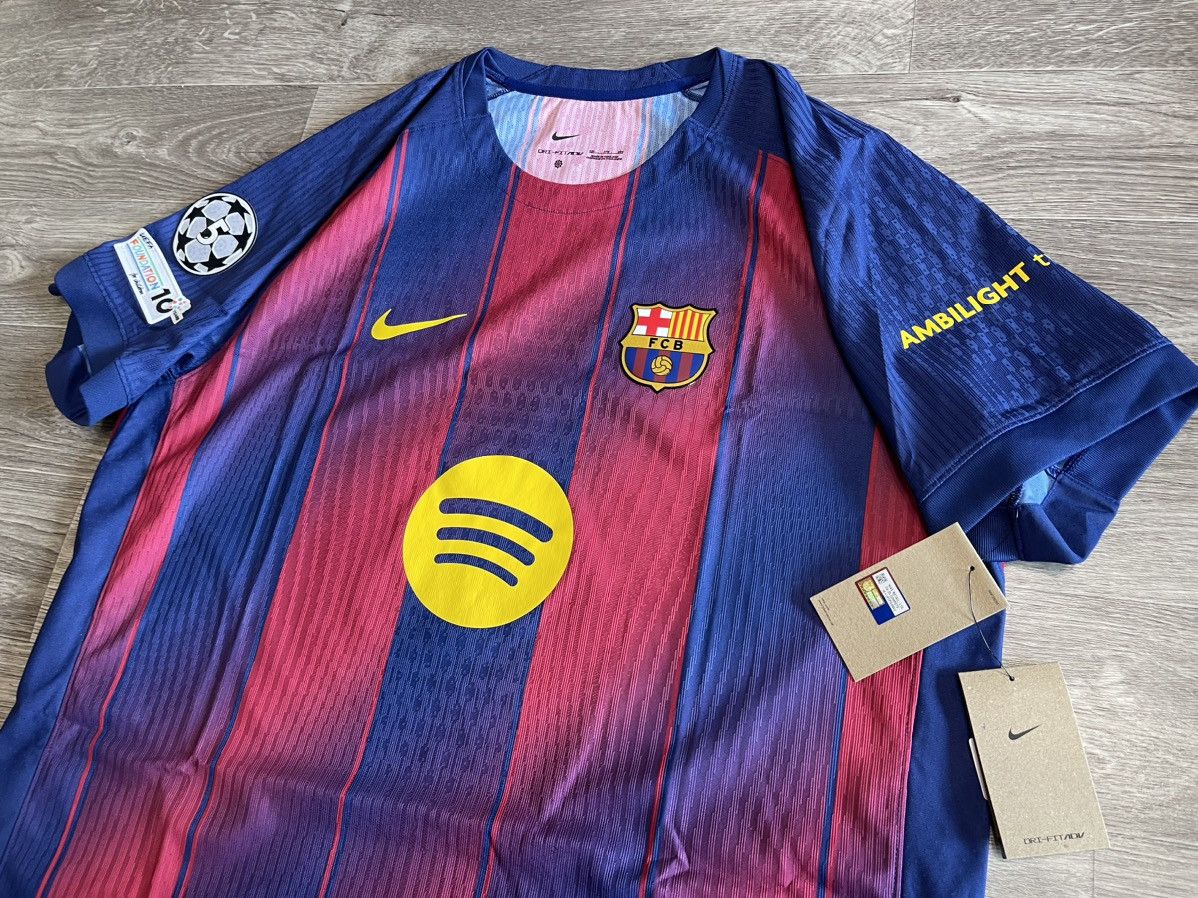 Vintage Player Issue BARCELONA 2025/2026 #10 YAMAL Shirt Jersey Nike Size US XXL / EU 58 / 5 - 3 Thumbnail