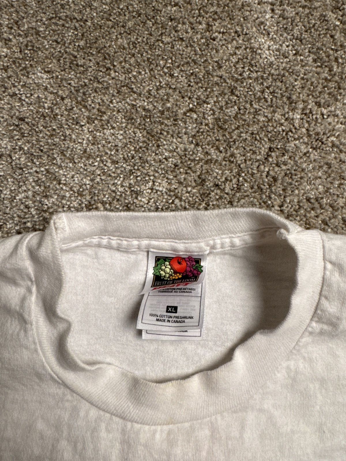 Fruit Of The Loom VINTAGE FRUIT OF THE LOOM “GRASP THE FUTURE” GRAPHIC TEE Size US XL / EU 56 / 4 - 7 Thumbnail