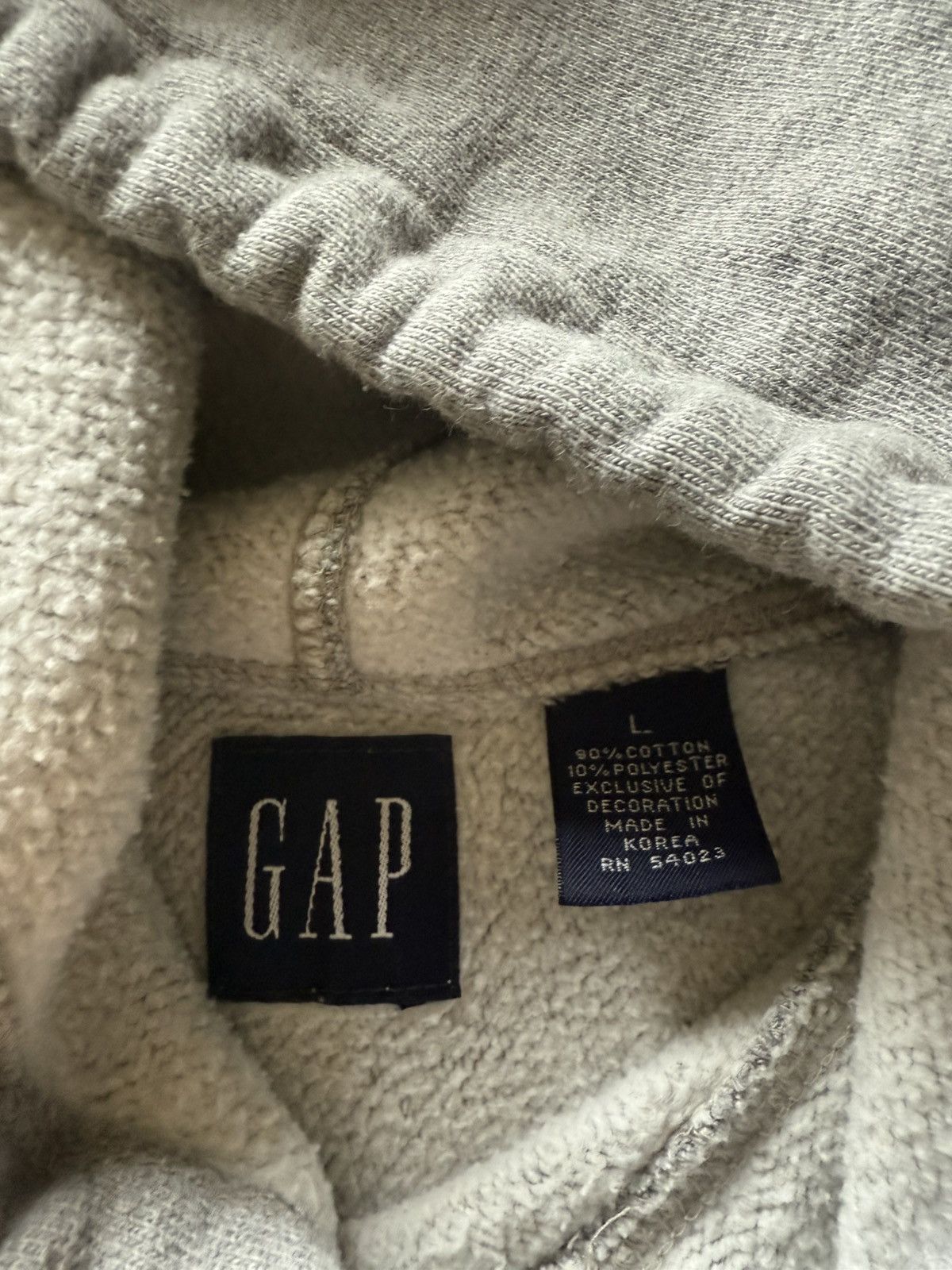 Gap VINTAGE Gap hoodie gray size large Size US L / EU 52-54 / 3 - 4 Thumbnail