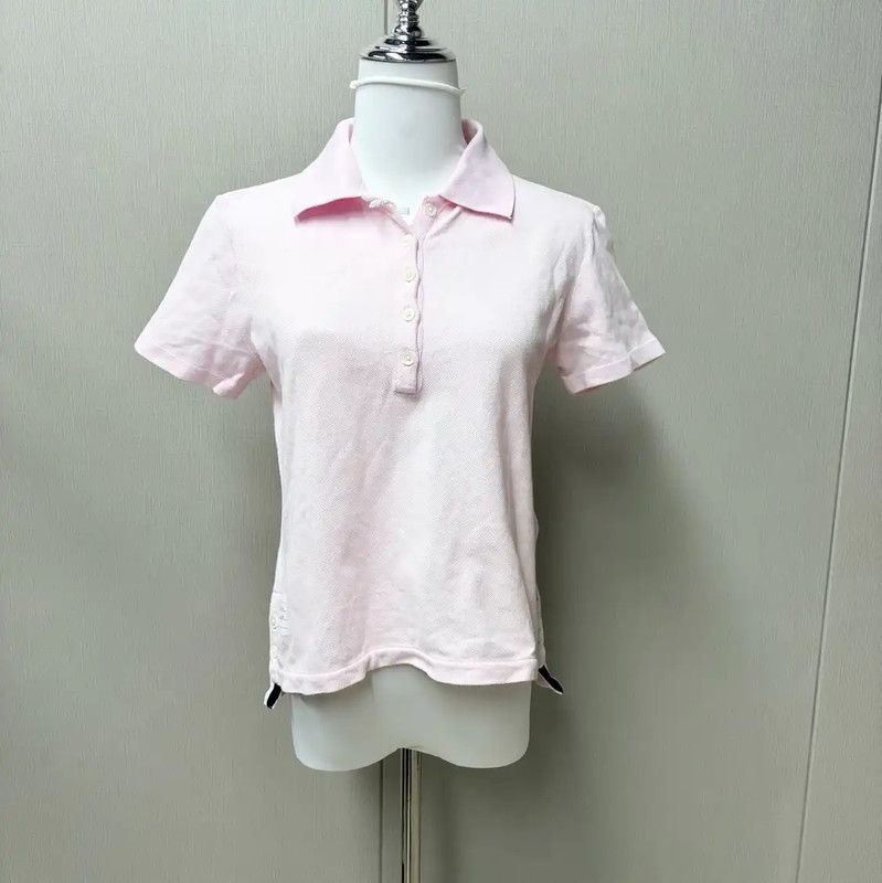 Thom Browne Thom Browne Pink Short-Sleeve T-Shirt 0089 Size S / US 4 / IT 40 - 1 Thumbnail