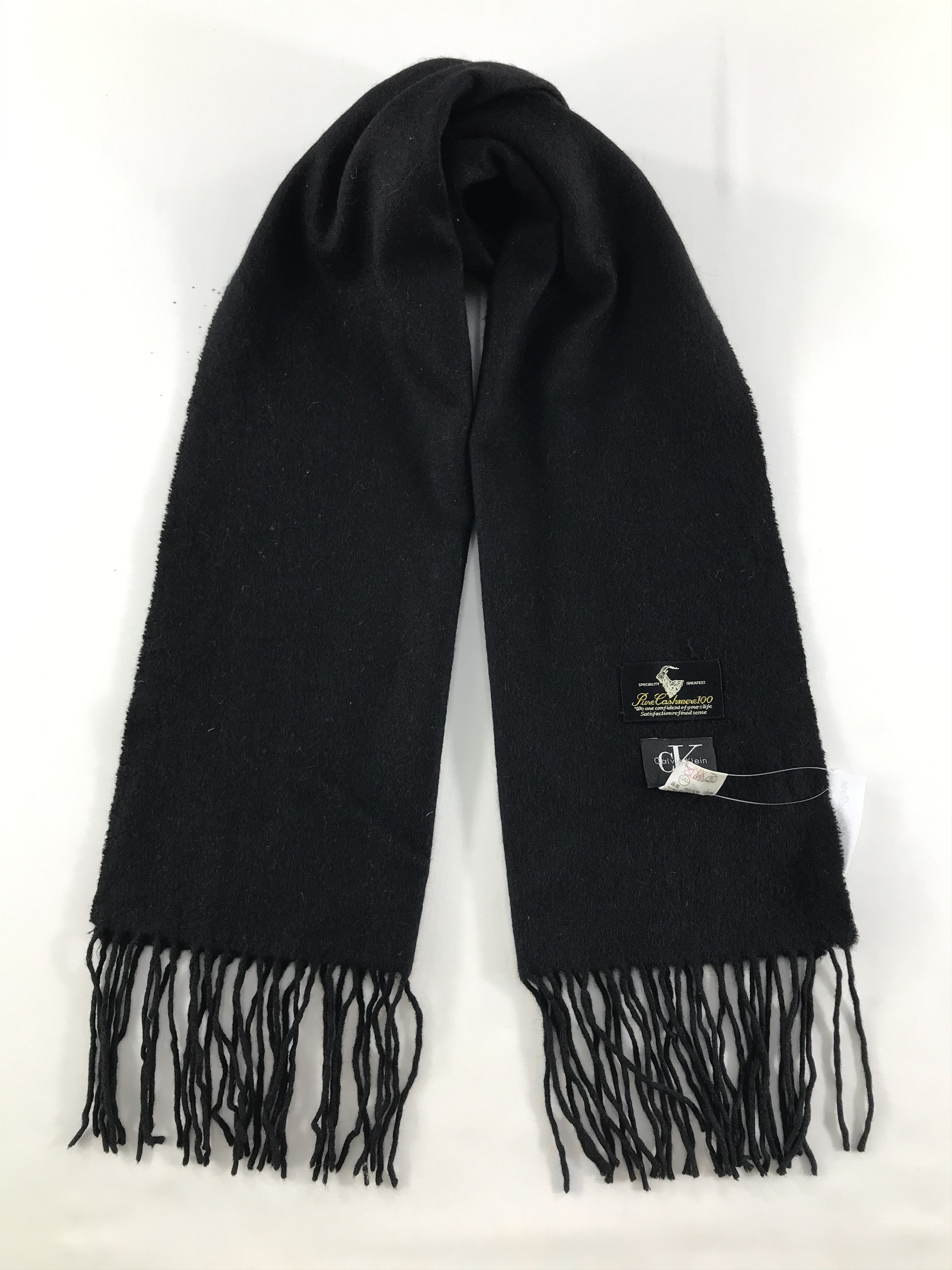 Calvin Klein × Vintage Calvin Klein Scarf / Muffler / Neckwear - WW2296 Size ONE SIZE - 1 Thumbnail