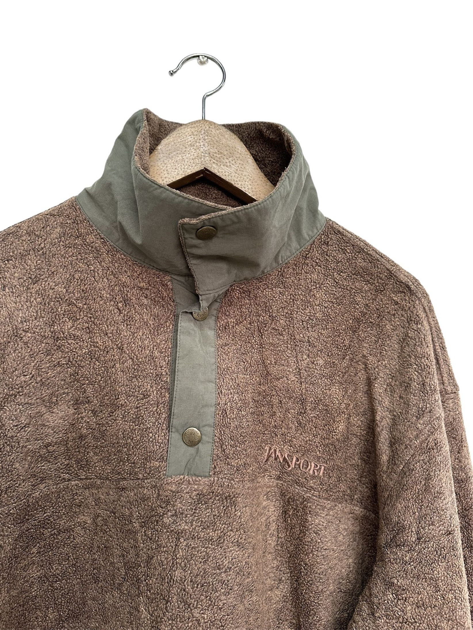 Jansport Vintage Jansport Fleece Sweater Jacket Size US L / EU 52-54 / 3 - 5 Thumbnail