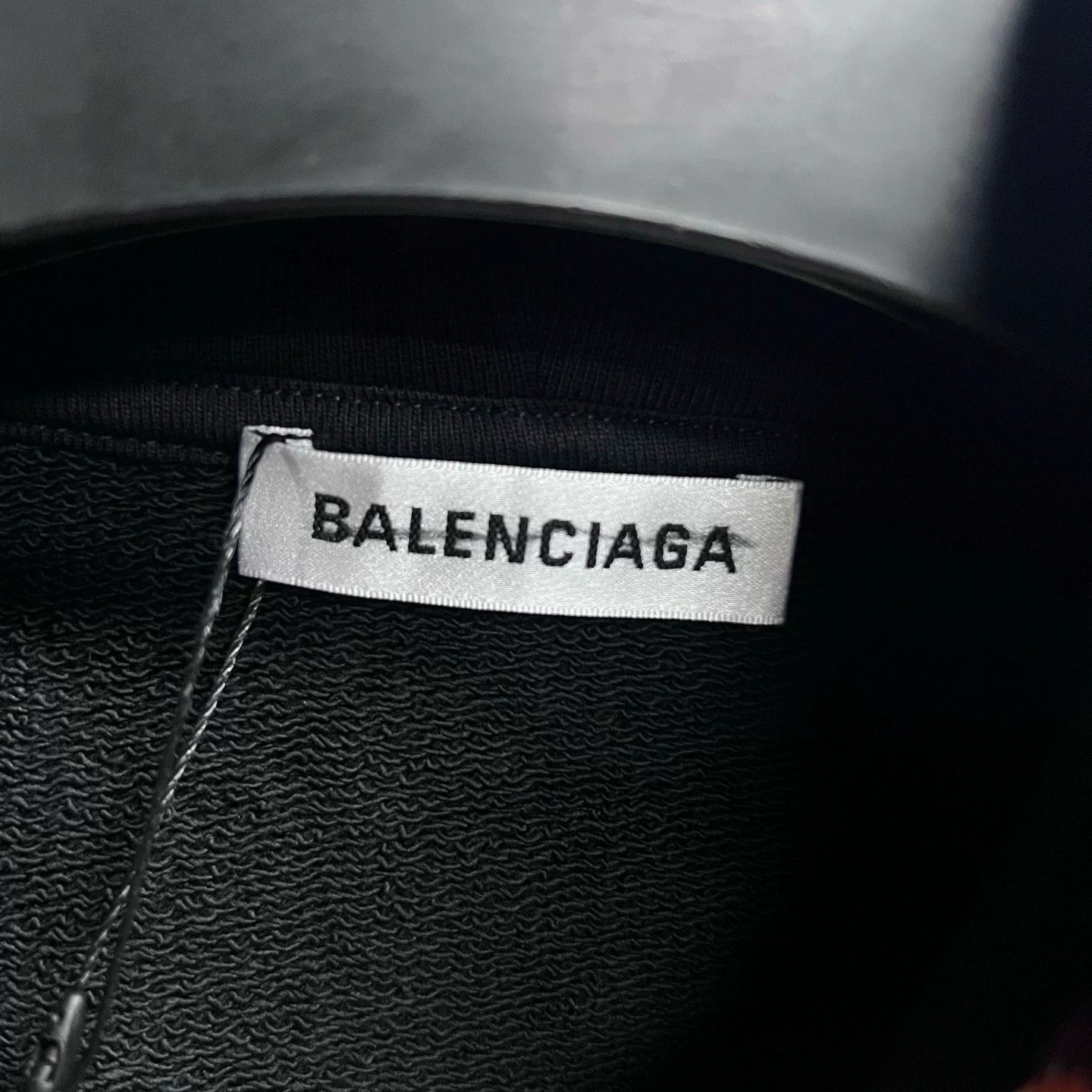 Balenciaga Balenciaga Black Back Logo Print Sweatshirt Size US S / EU 44-46 / 1 - 2 Thumbnail