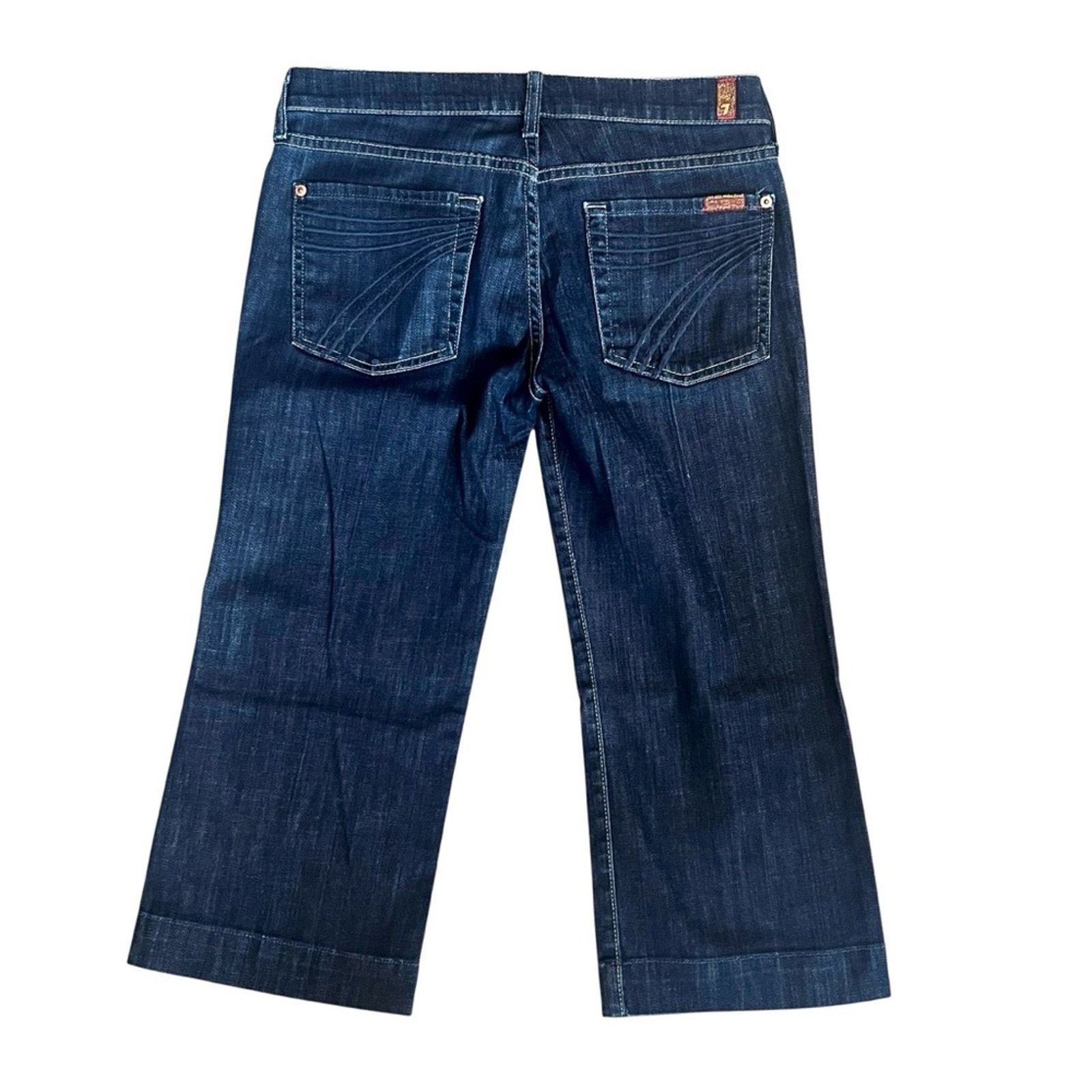7 For All Mankind 7 For All Mankind Dojo Women’s Sz 28 Crop Jeans Dark Wash Size 28" / US 6 / IT 42 - 7 Thumbnail