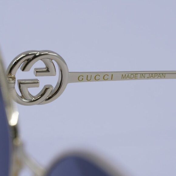 Gucci Gucci GG1206SA 002 Sunglasses Gold Round Frame, Grey Lenses Size ONE SIZE - 8 Thumbnail