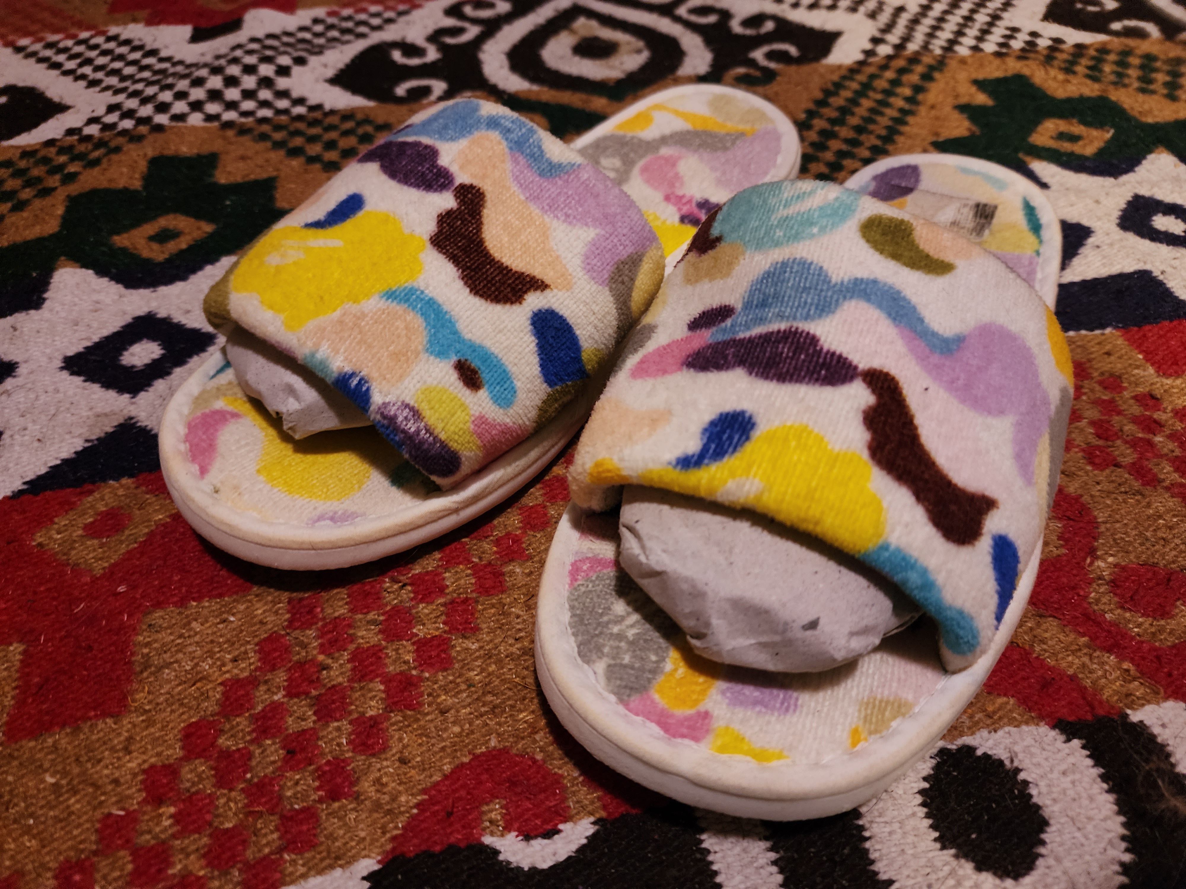 Bape Multi Camo Terrycloth Slippers Size US 9 / EU 42 - 2 Thumbnail