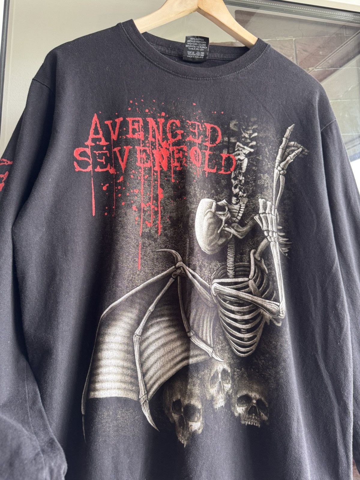 Band Tees Vintage Avenget Sevenfold Long Sleeve 0’s Size US L / EU 52-54 / 3 - 6 Thumbnail