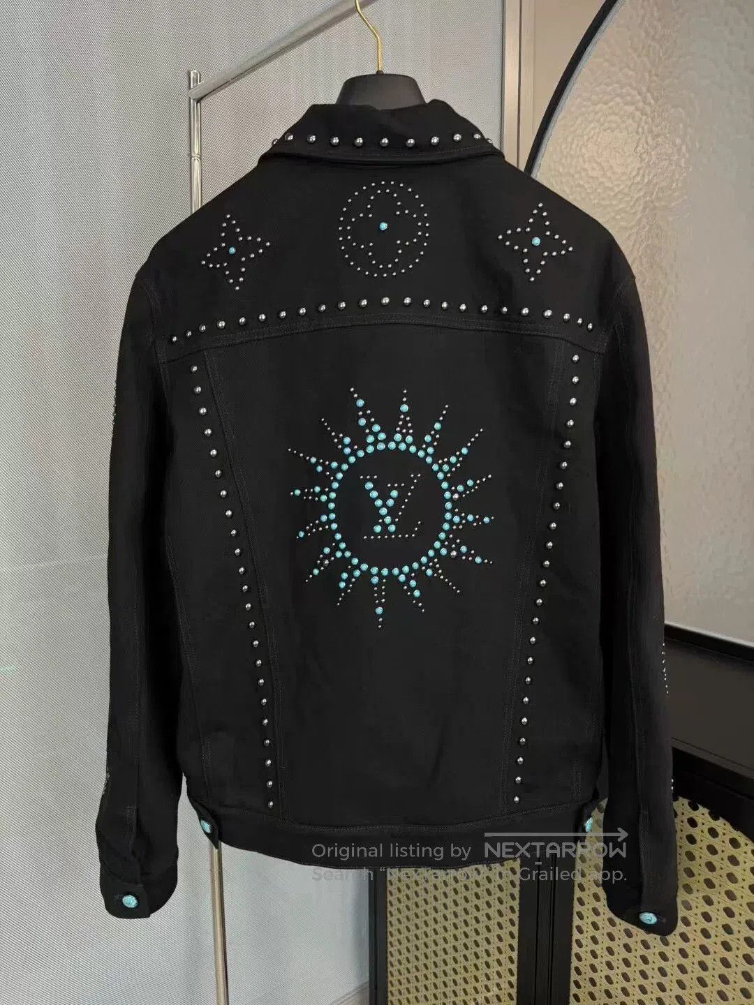 Louis Vuitton louis vuitton black studded denim jacket. Size US L / EU 52-54 / 3 - 2 Thumbnail