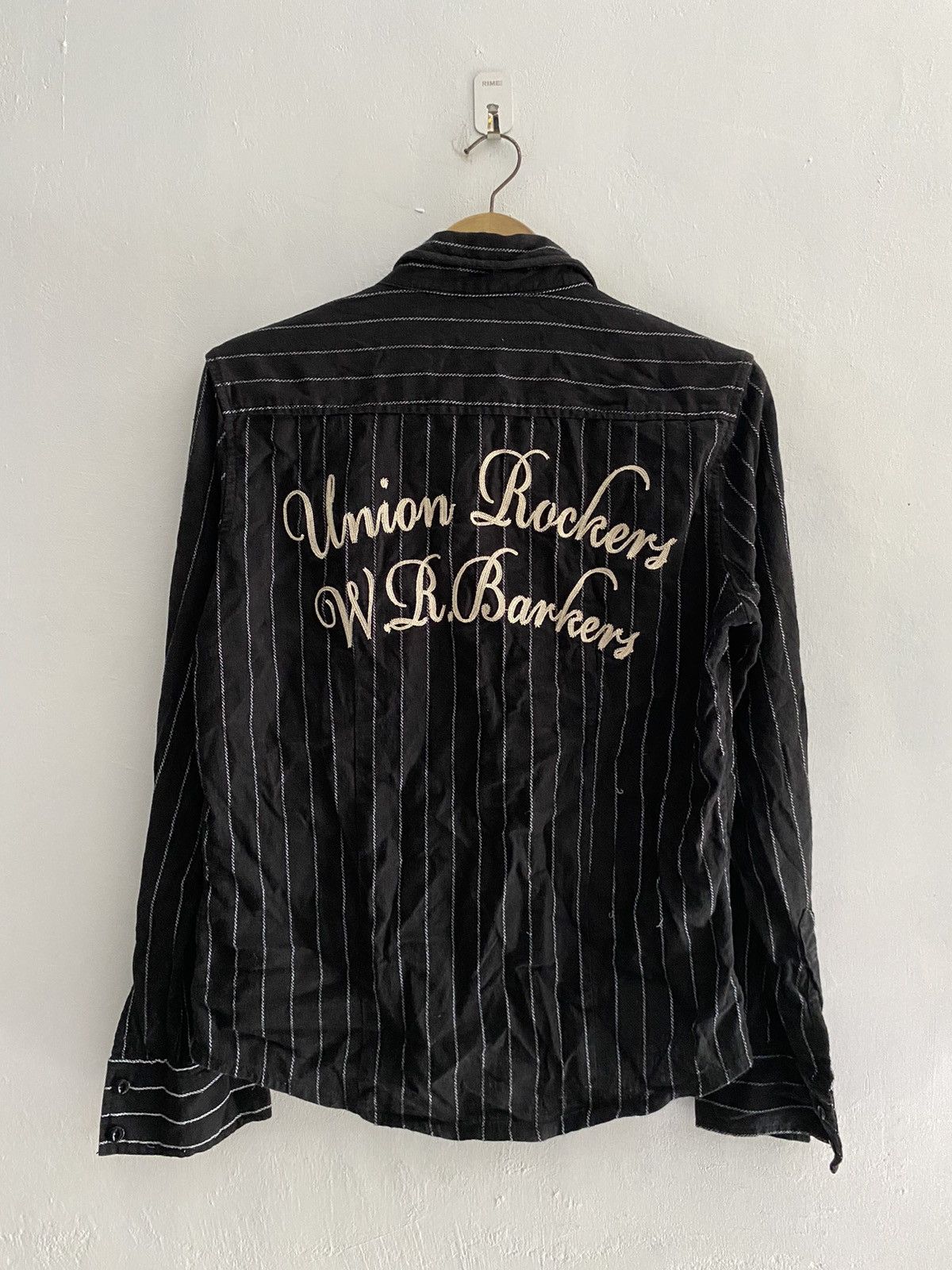 JACKROSE 2000s luv maison by jack rose striped chain stitch shirt Size US M / EU 48-50 / 2 - 2 Thumbnail