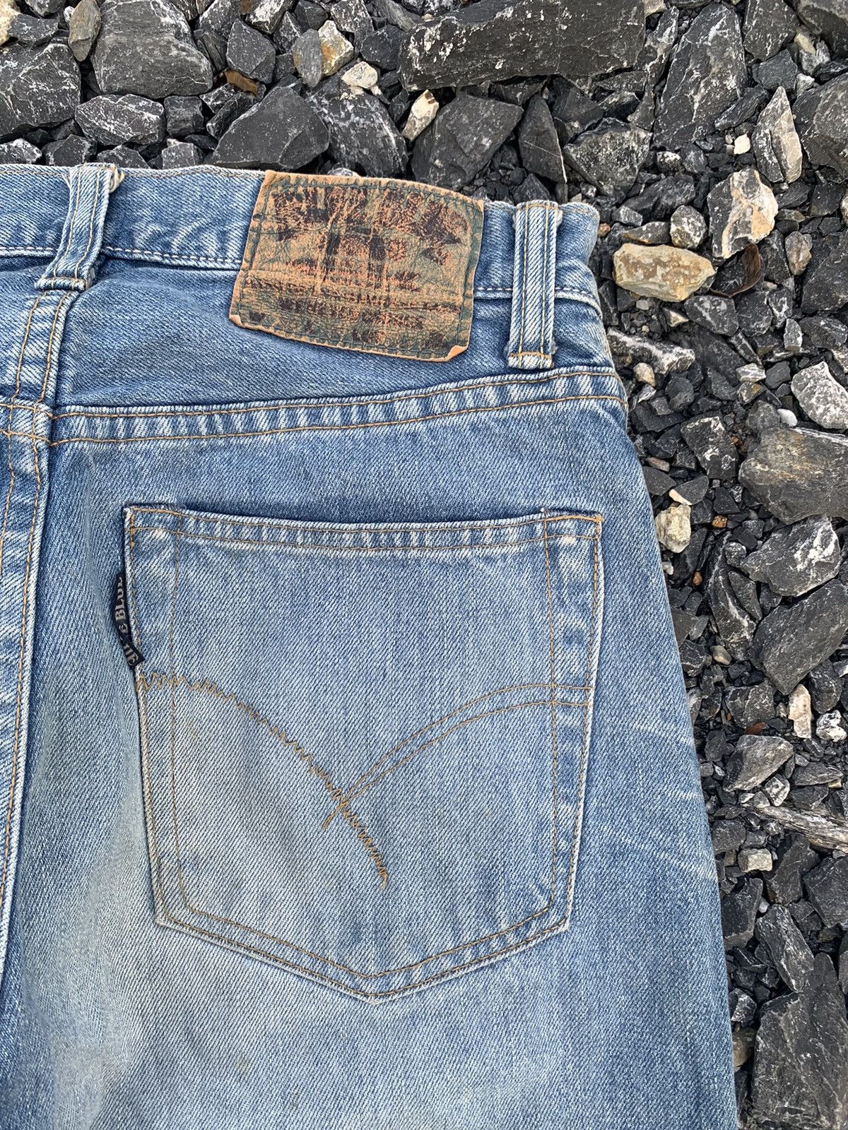 Kapital VINTAGE BLUE BLUE INDIGO SELVEDGE JAPANESE DISTRESSED DENIM Size US 28 / EU 44 - 13 Thumbnail