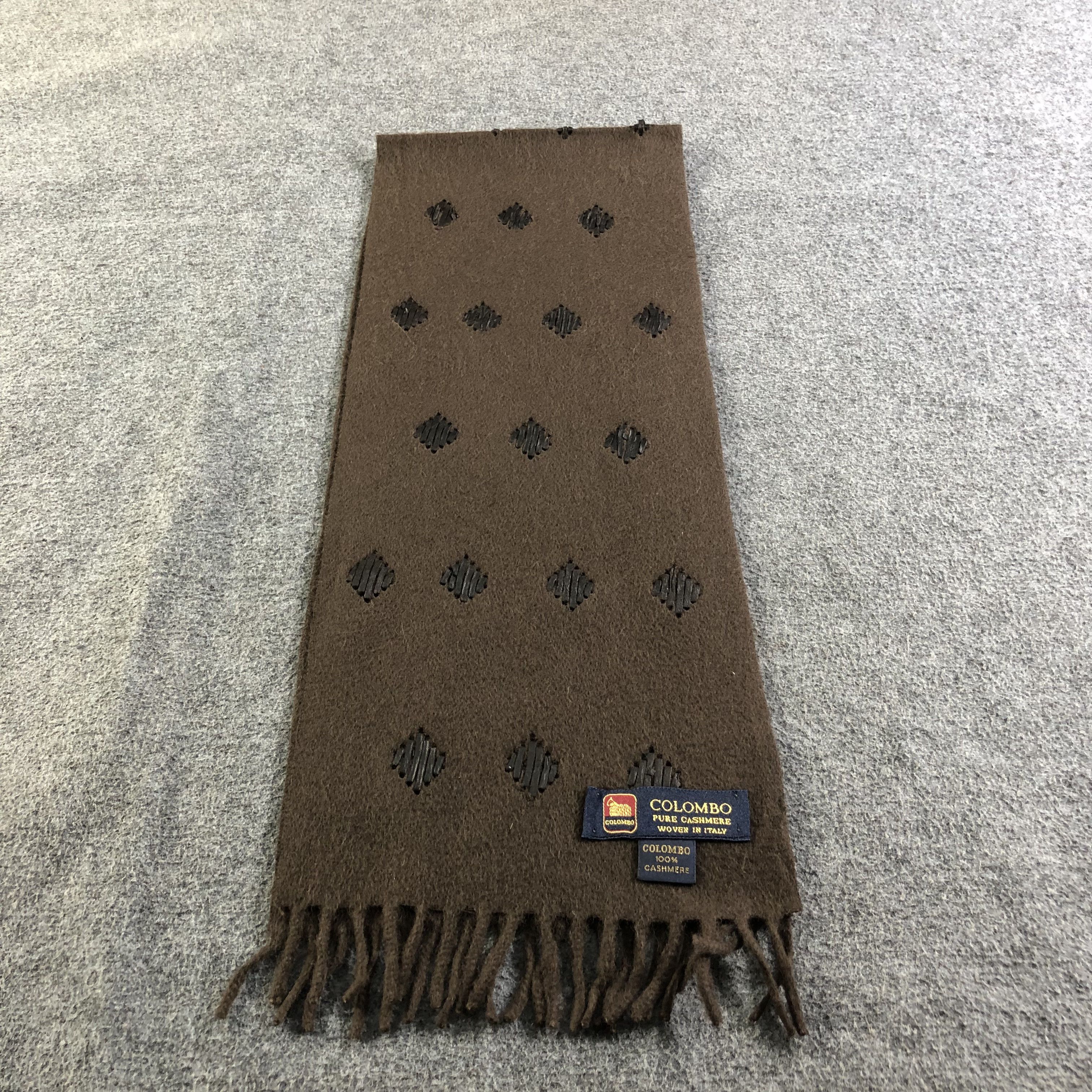 Colombo Colombo Cashmere Scarf Muffler V1985 Size ONE SIZE - 2 Thumbnail