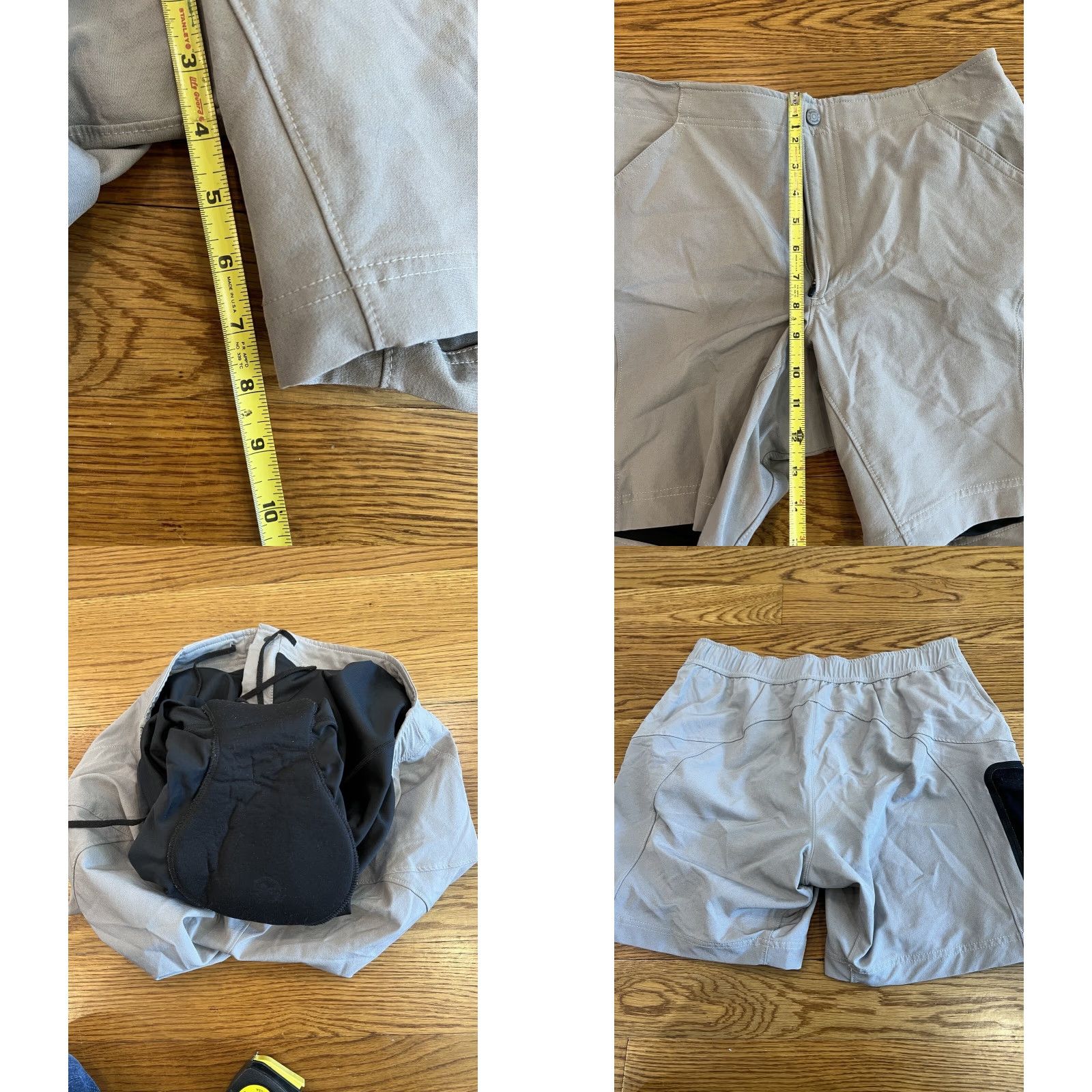 Vintage VINTAGE LL Bean Biking Shorts Men’s Medium Cargo Pants Casual Travel Workwear Beige Nylon Spandex 90s Outdoor Size US 31 - 8 Thumbnail