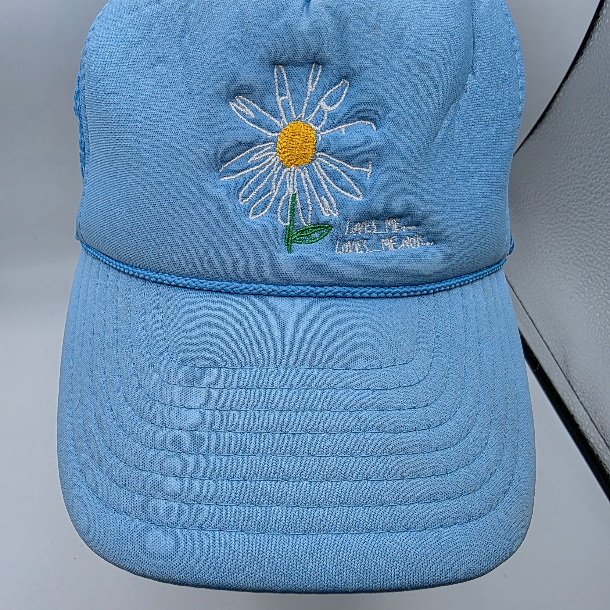 Other Maybe Tomorrow Womens Blue Floral Trucker Hat Casual Outdoor Size ONE SIZE - 9 Thumbnail