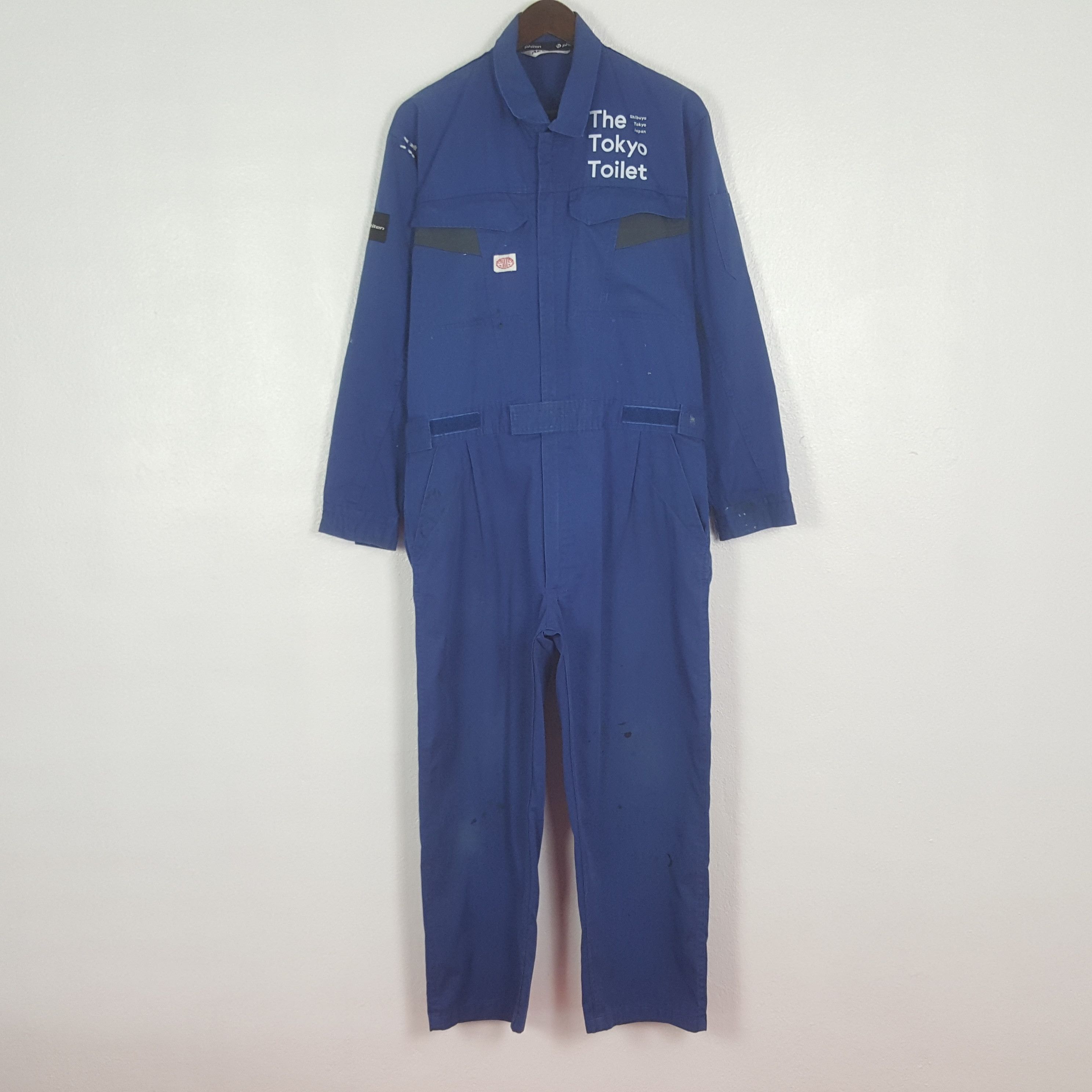 Japanese Brand Vintage The Tokyo Toilet Custom Oversize Coverall Jacket Size US XXL / EU 58 / 5 - 4 Thumbnail