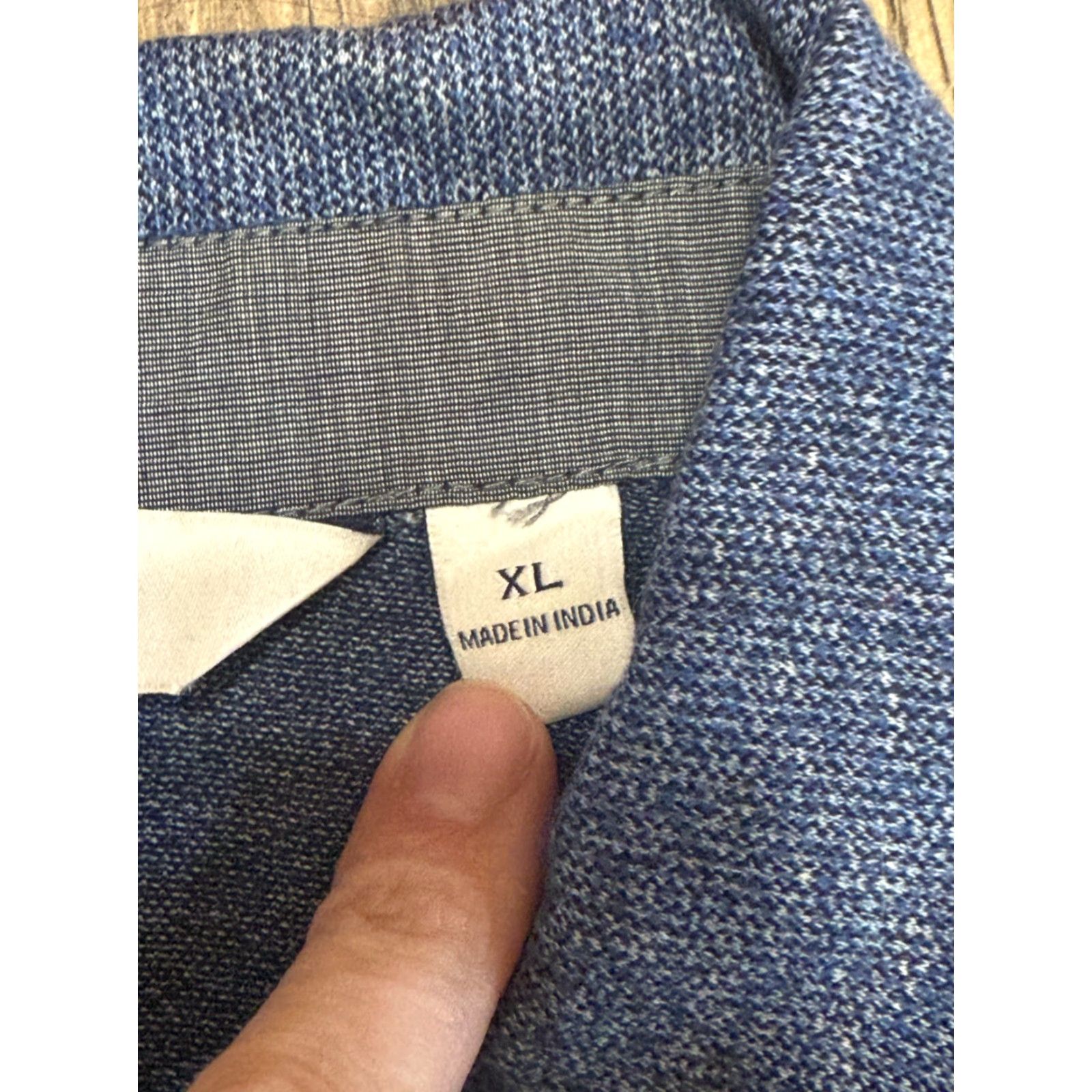Joseph Abboud Joseph Abboud Shirt Polo XL Men Blue Long Sleeve 1/4 Button Collared Knit 100% Cotton Casual Golf Modern Classic Stretch Size US XL / EU 56 / 4 - 6 Thumbnail