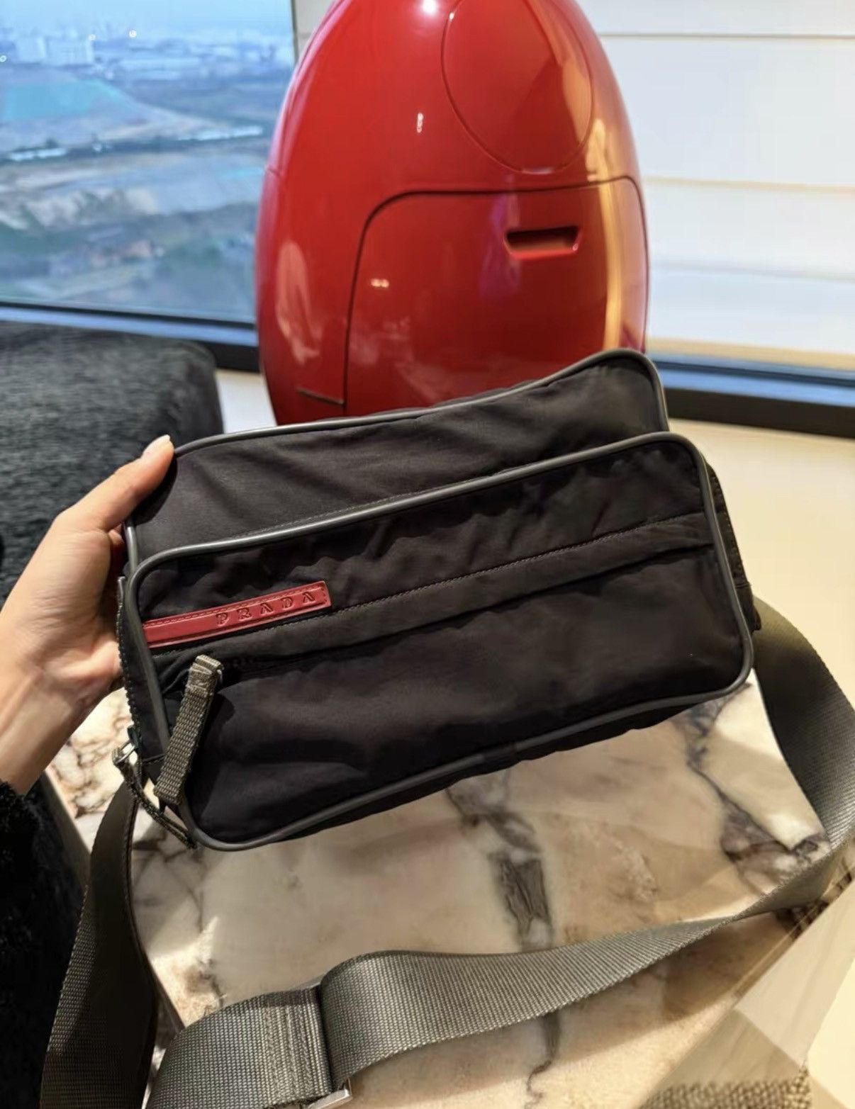 Prada Prada Vintage 90s Label Parachute Crossbody Camera Bag J36 Size ONE SIZE - 1 Thumbnail