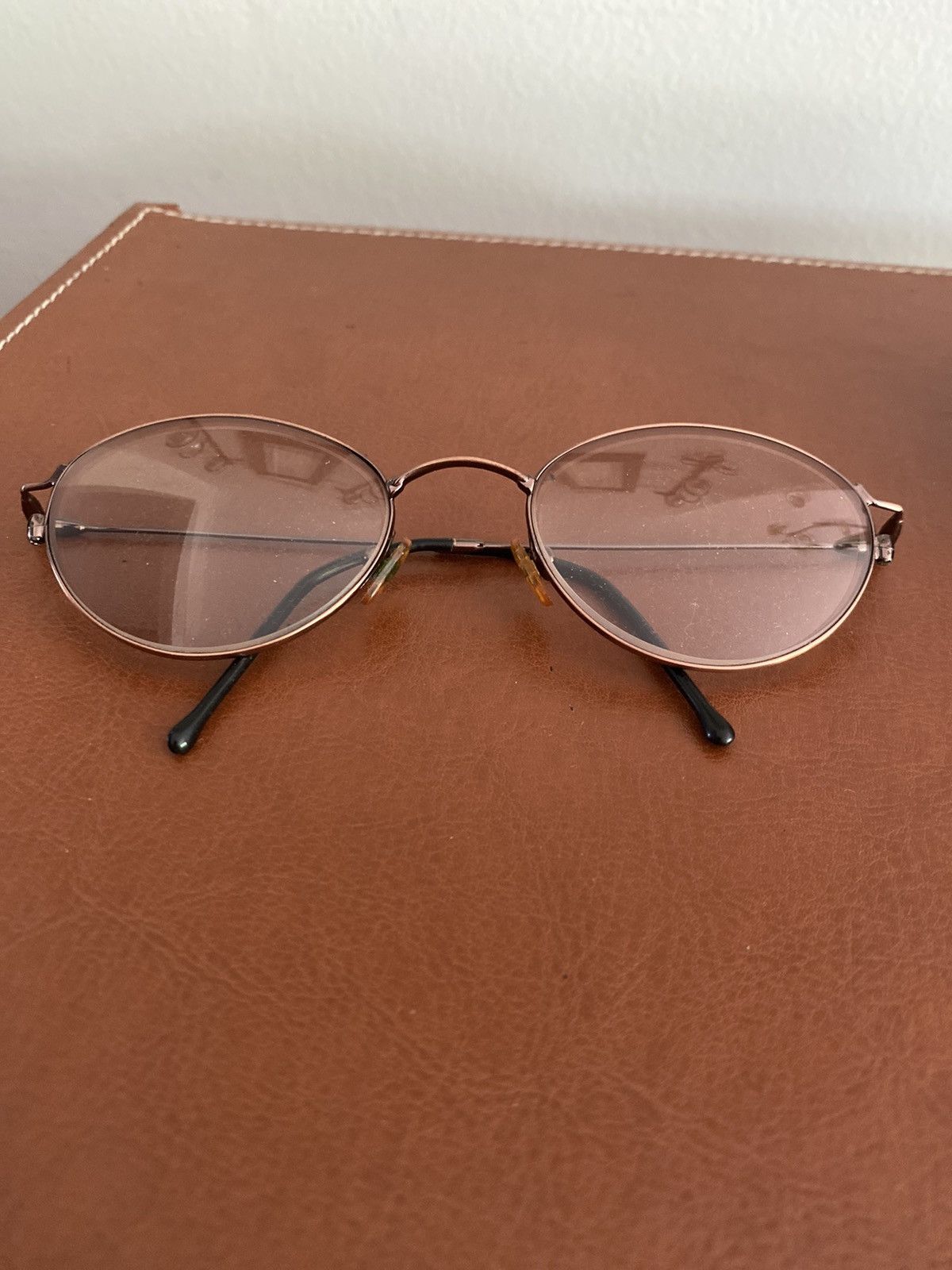 Other VINTAGE ROSE GOLD READING EYE GLASSES WITH CASE Size ONE SIZE - 2 Thumbnail