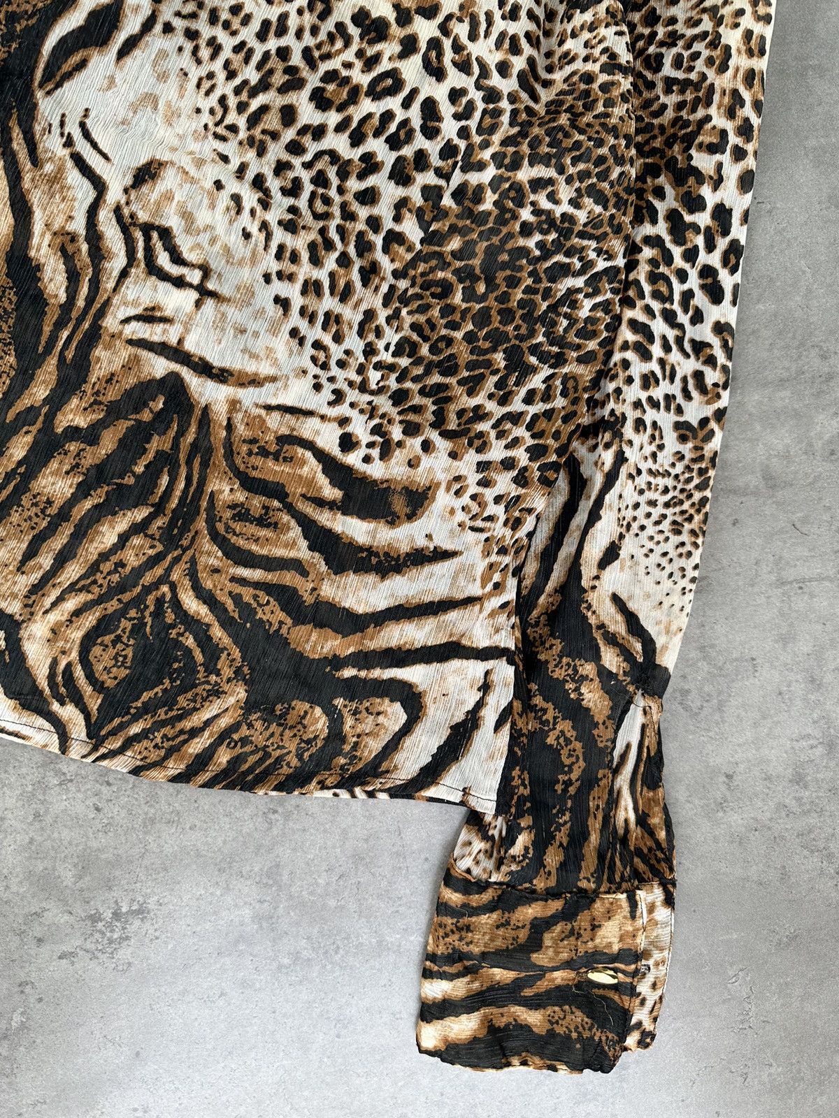 Just Cavalli × Roberto Cavalli Roberto Cavalli Blouse Size M / US 6-8 / IT 42-44 - 15 Thumbnail