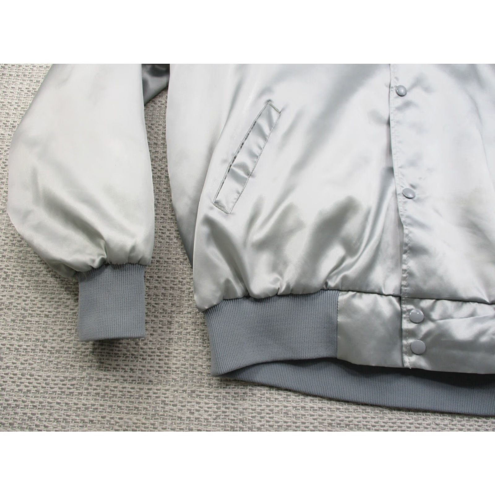Vintage VINTAGE Westark Jacket Mens 2XL Gray Relics & Rods Lake Havasu Car Club Satin 80s Size US XXL / EU 58 / 5 - 3 Thumbnail