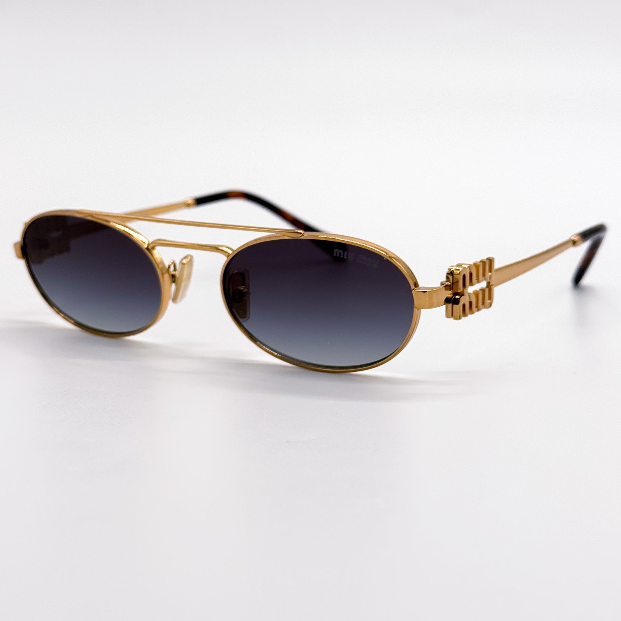 Miu Miu NEW MIU MIU SUNGLASSES MU54ZS 7OE5D1 GRAY MU 54ZS, SMU 54Z Size ONE SIZE - 2 Thumbnail