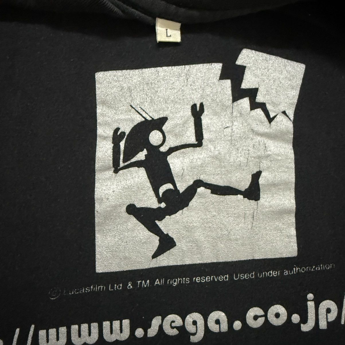 Anime Vintage Star Wars Racer Sega Japan Promo Lucasfilm Tshirt Size US L / EU 52-54 / 3 - 5 Thumbnail
