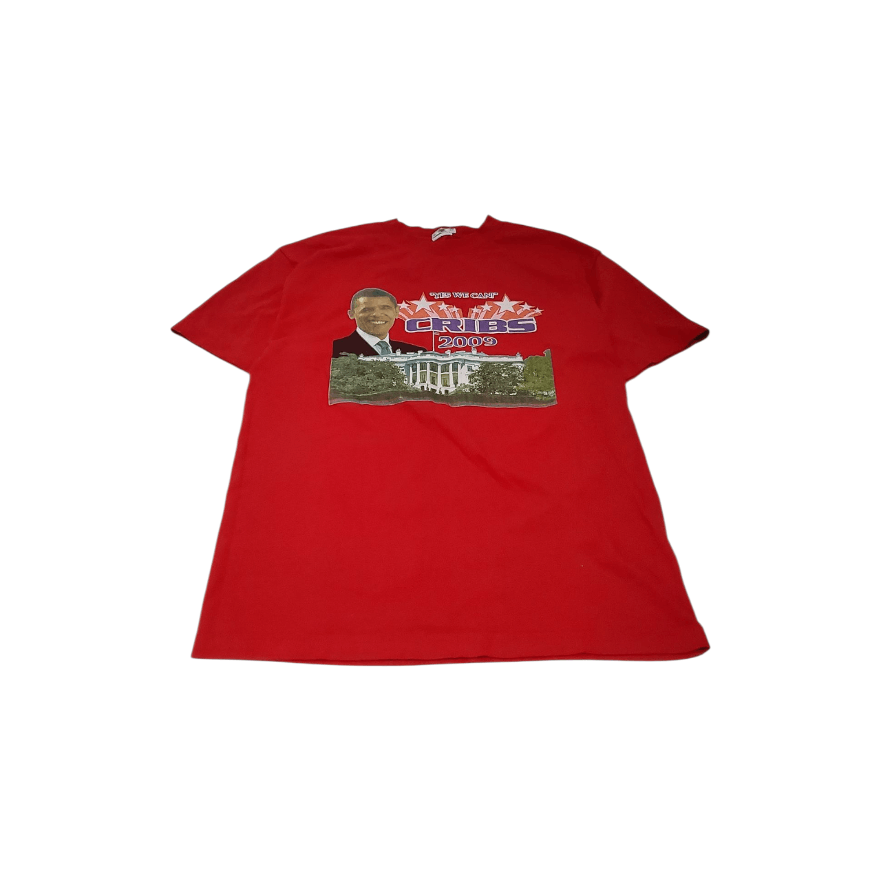 Vintage 2009 Barrack Obama Cribs T-Shirt Size US XL / EU 56 / 4 - 1 Thumbnail