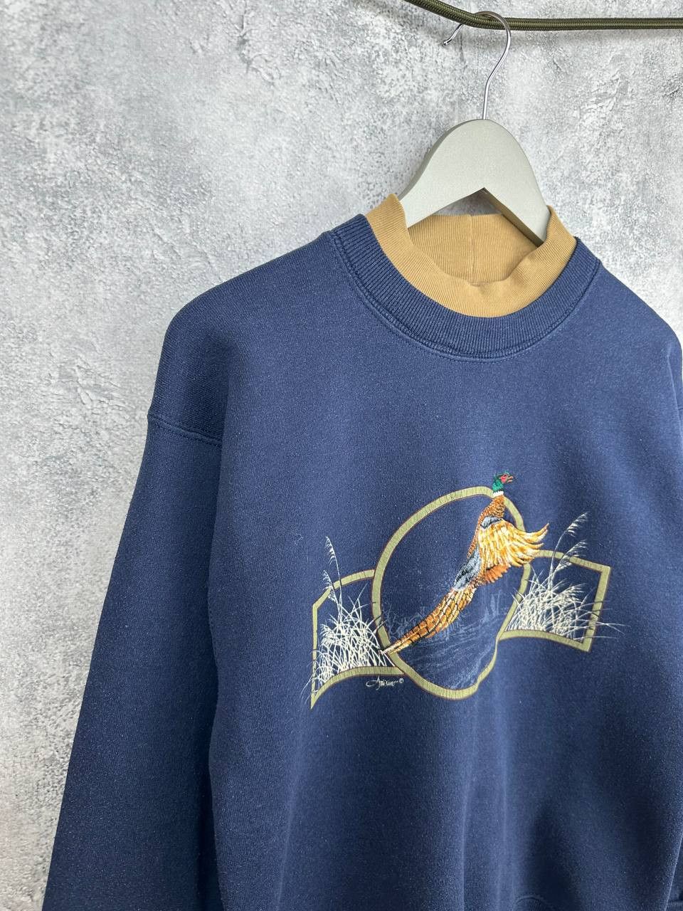 Lee Lee Heavyweight Made USA Embroidered Pheasant Sweatshirt Size US S / EU 44-46 / 1 - 3 Thumbnail